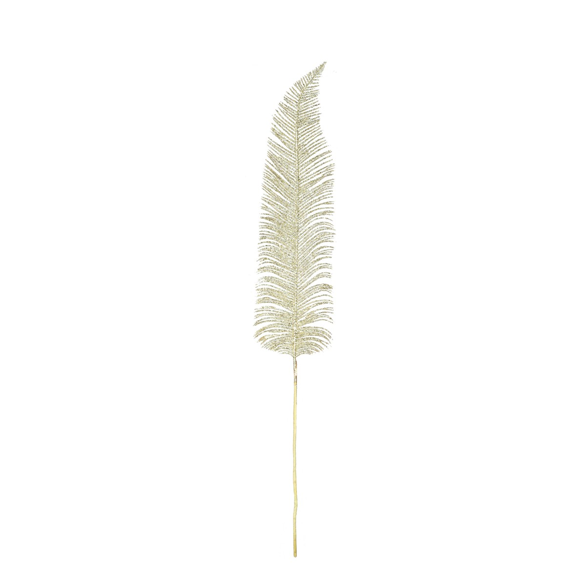 Decofinder Kunstblume Feder, Silberglitter  | Schubiger Möbel