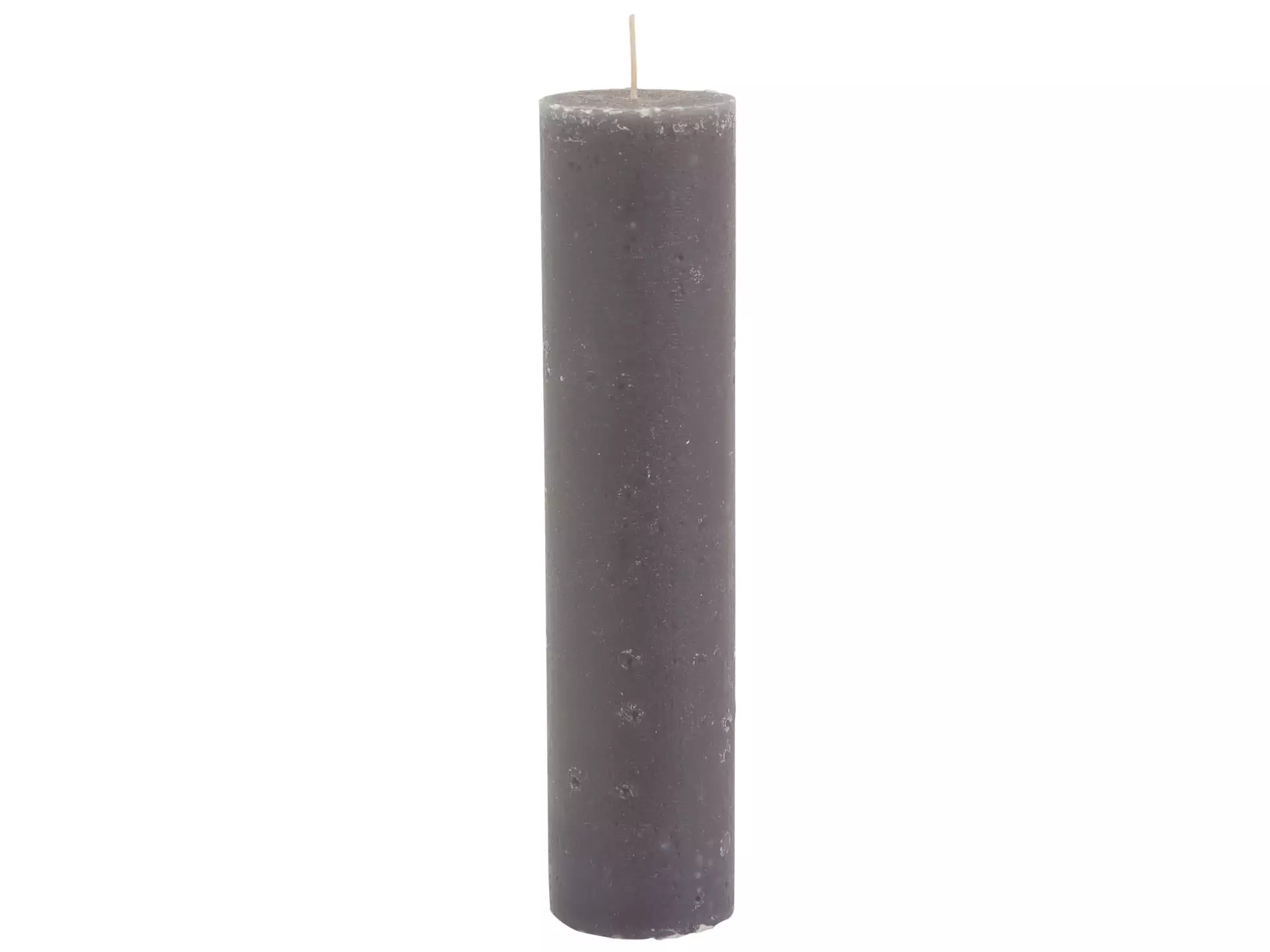 Kerzen, Zylinderförmig, Schiefer Grau, Durchmesser 7 cm h 30 cm