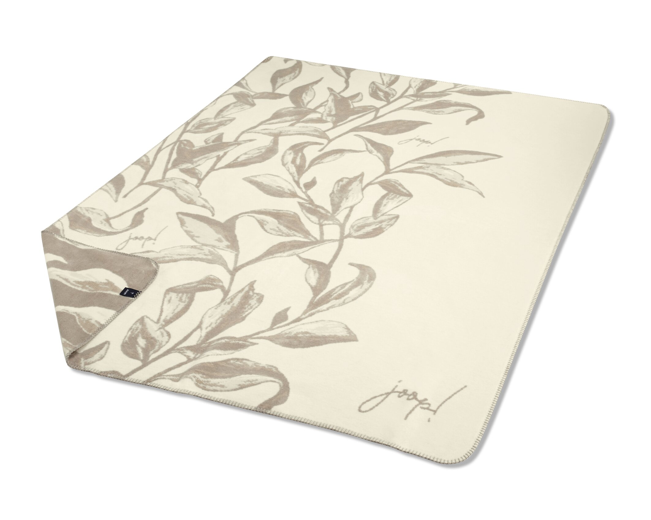 Plaid Plaid Flora Natur, Natur 150 x 200 cm von Joop