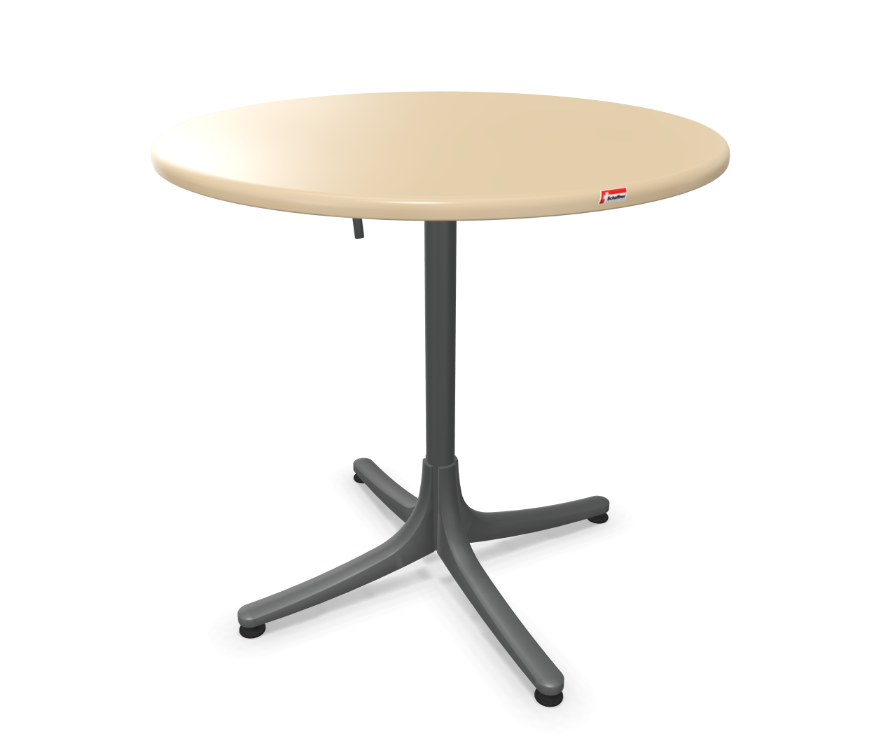 Gartentisch Schaffhausen Rund von Schaffner / Farbe: Pastellbraun / Grösse: x cm