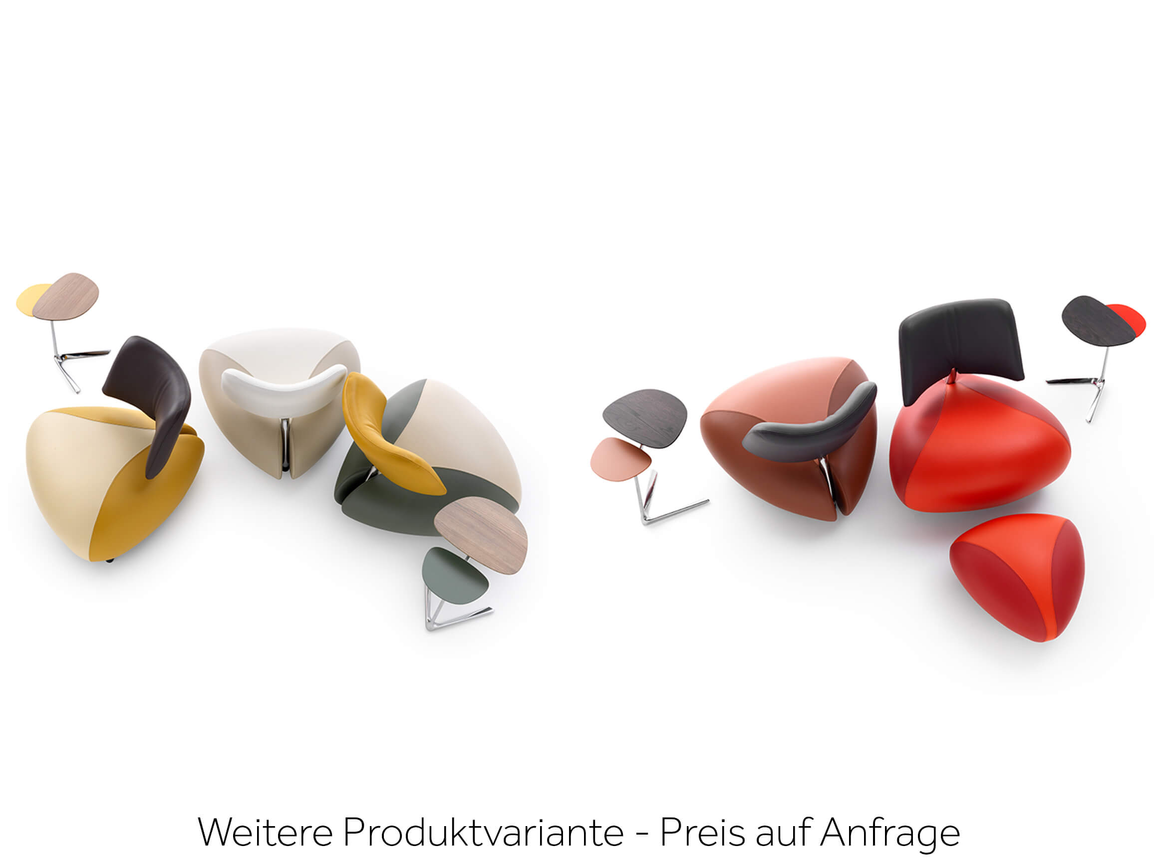 Sessel Pallone Leolux / Farbe: Tempest / Bezugsmaterial: Stoff