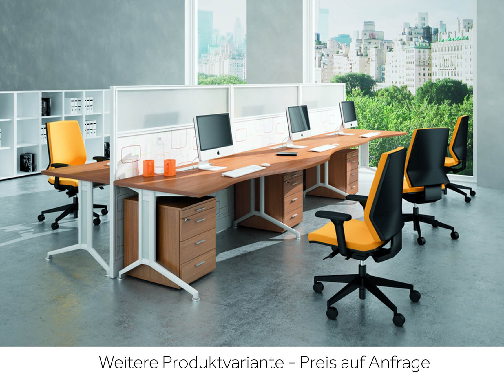 Rollcontainer Officity, Kunstharz, Rollbar, b 42 cm t 58,5 cm h 56 cm