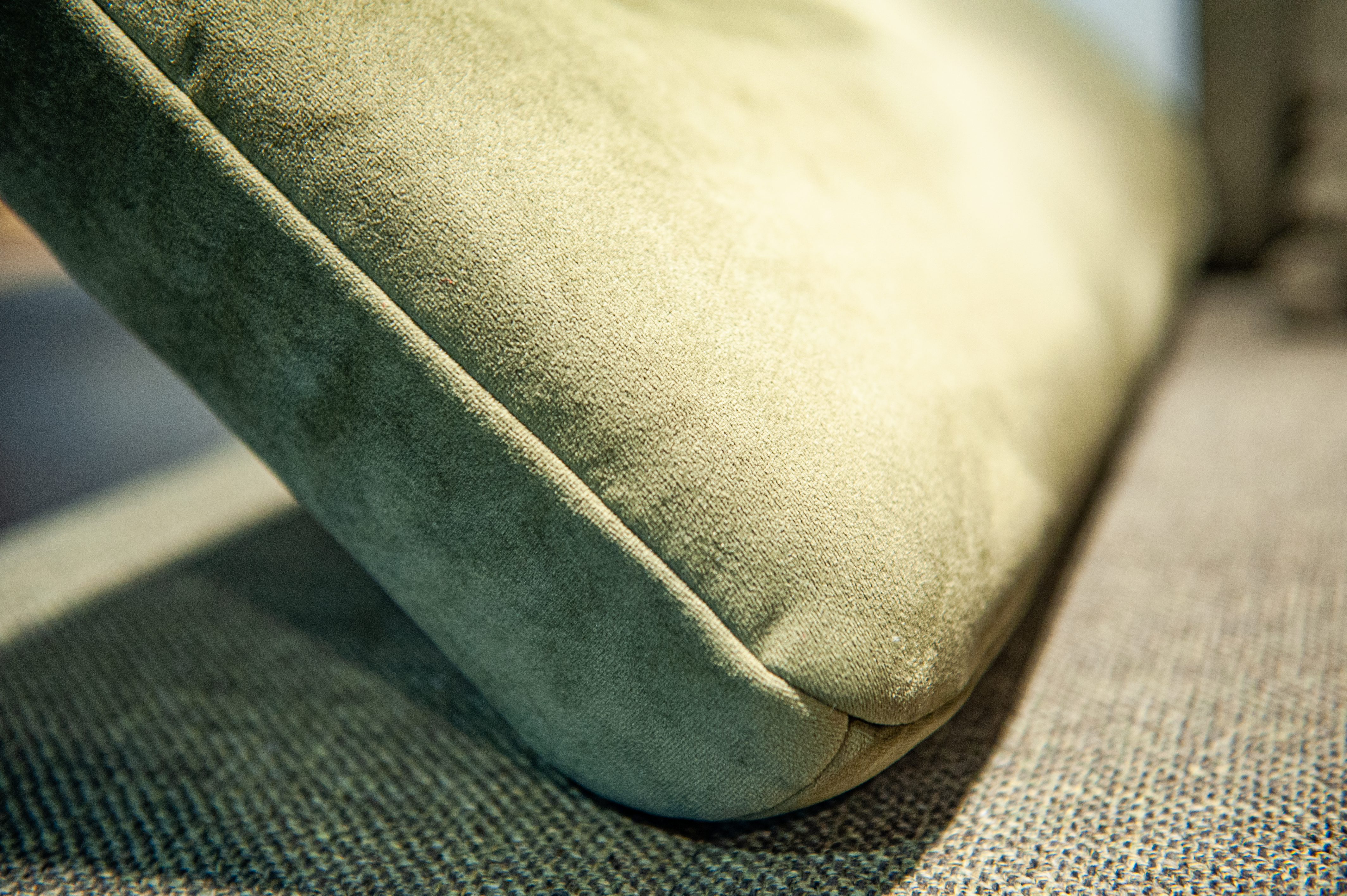 Ecksofa Nebraska Steinpol / Farbe: Khaki Olive