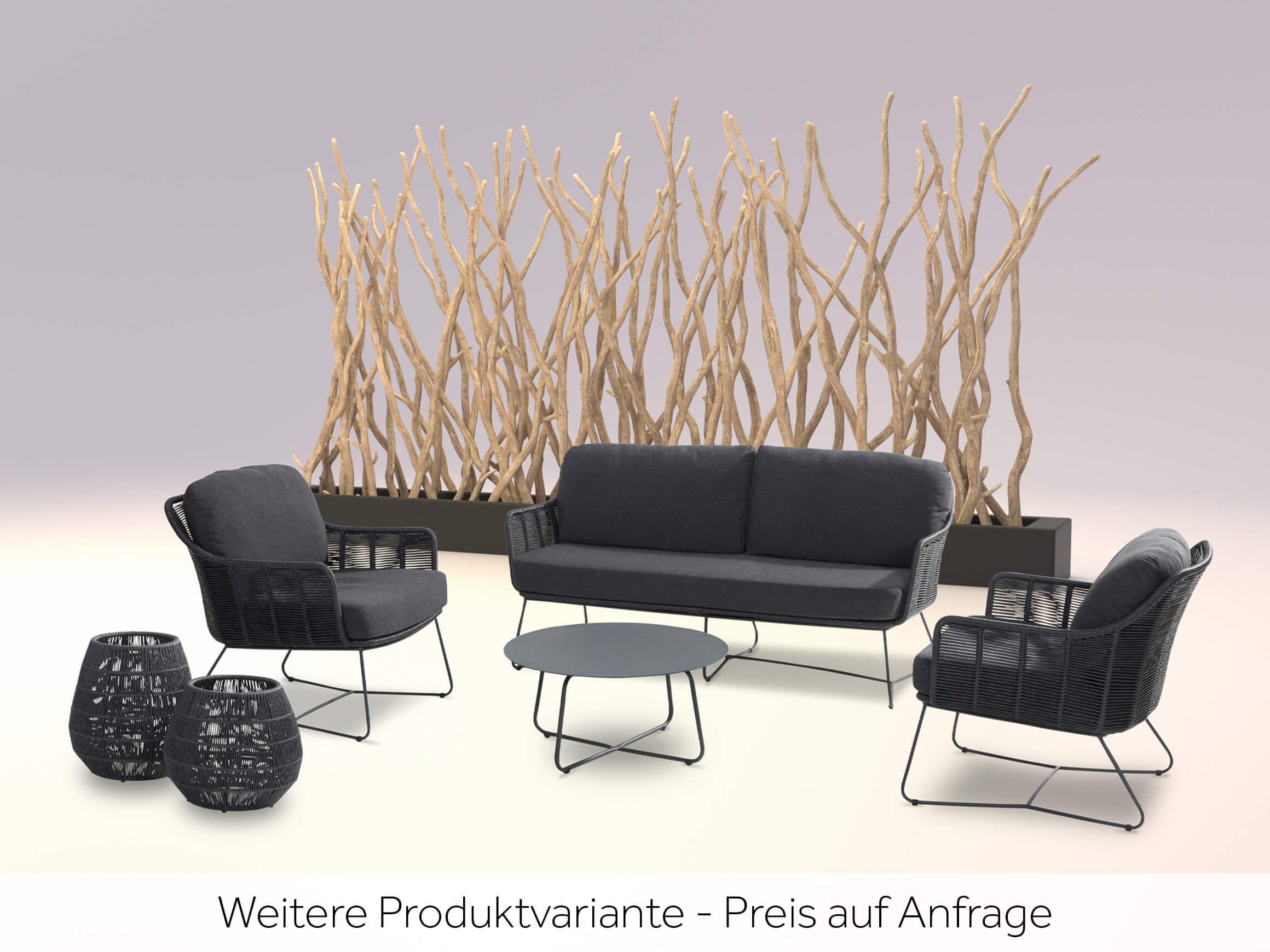 Gartensessel Bellino 4 Seasons / Farbe: Anthrazit