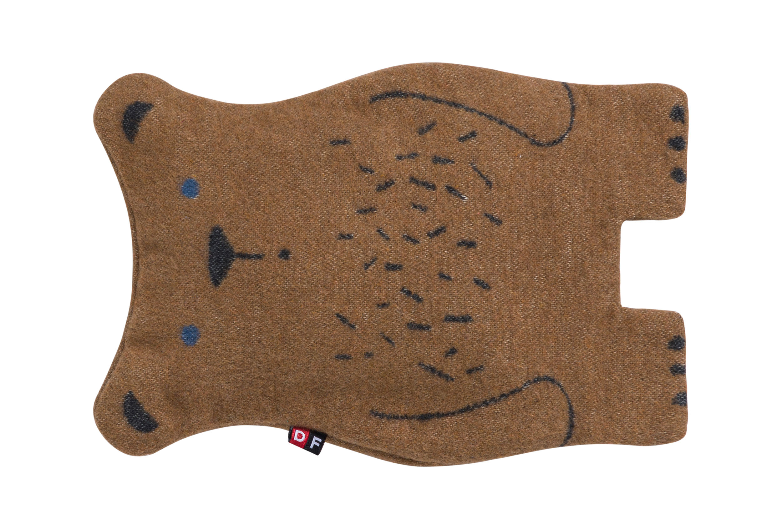 Coussin en graines Ourson Juwel, brun 22 x 40 cm Sander AG