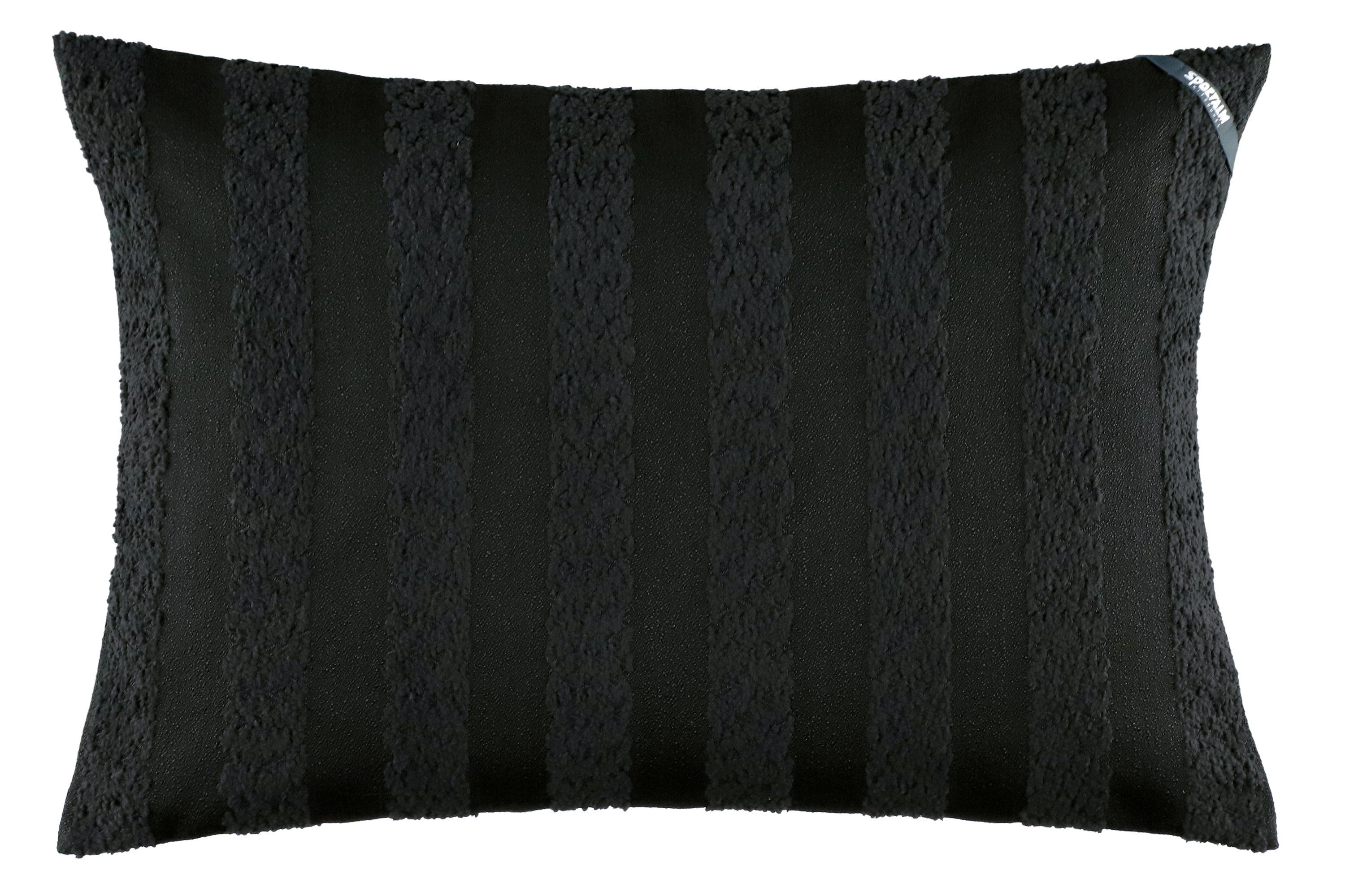 Zierkissenhülle Soft Stripe, Anthrazit B: 58 cm Stoeckel & Grimmler / Farbe: Anthrazit