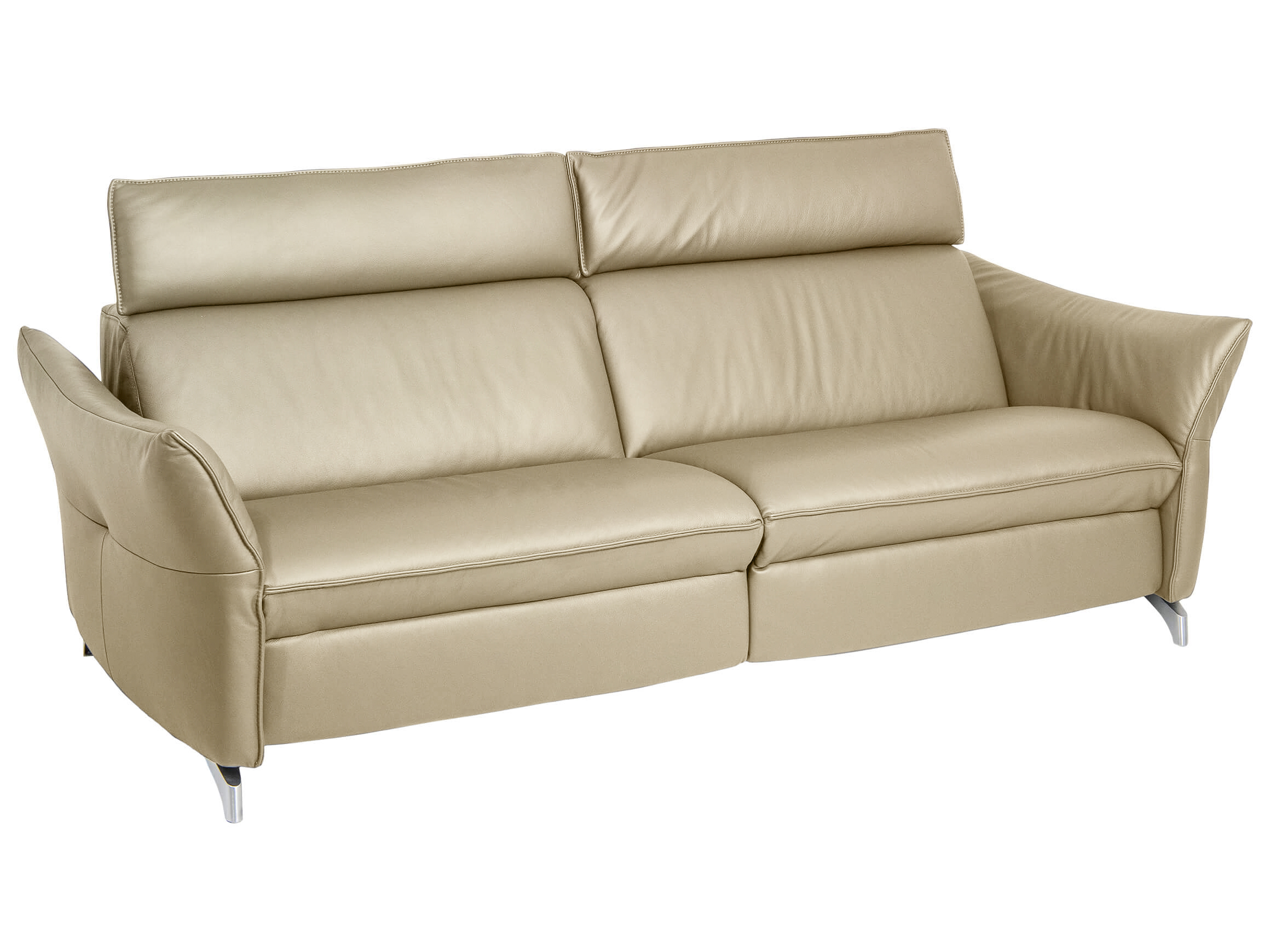 Catania Basic sofa W: 224 cm Himolla / Colour: Marble / Material: Basic leather