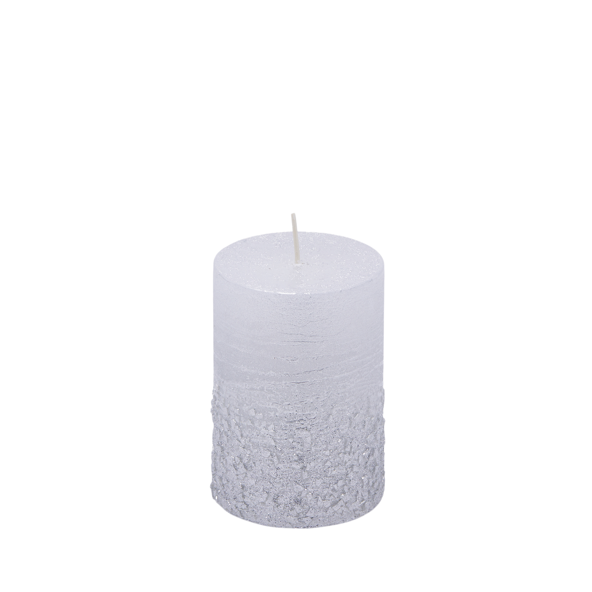 Candles Rustic Silver W: 10 cm Edg