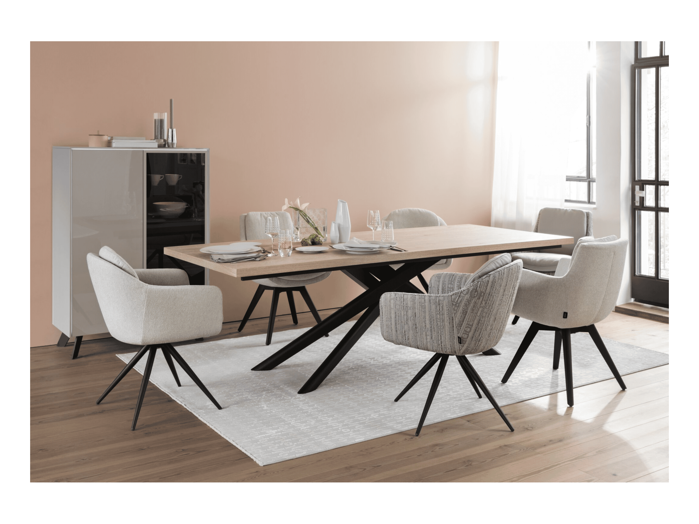 Stuhl 6553-3B von Joop / Grösse: 60 x 65 cm