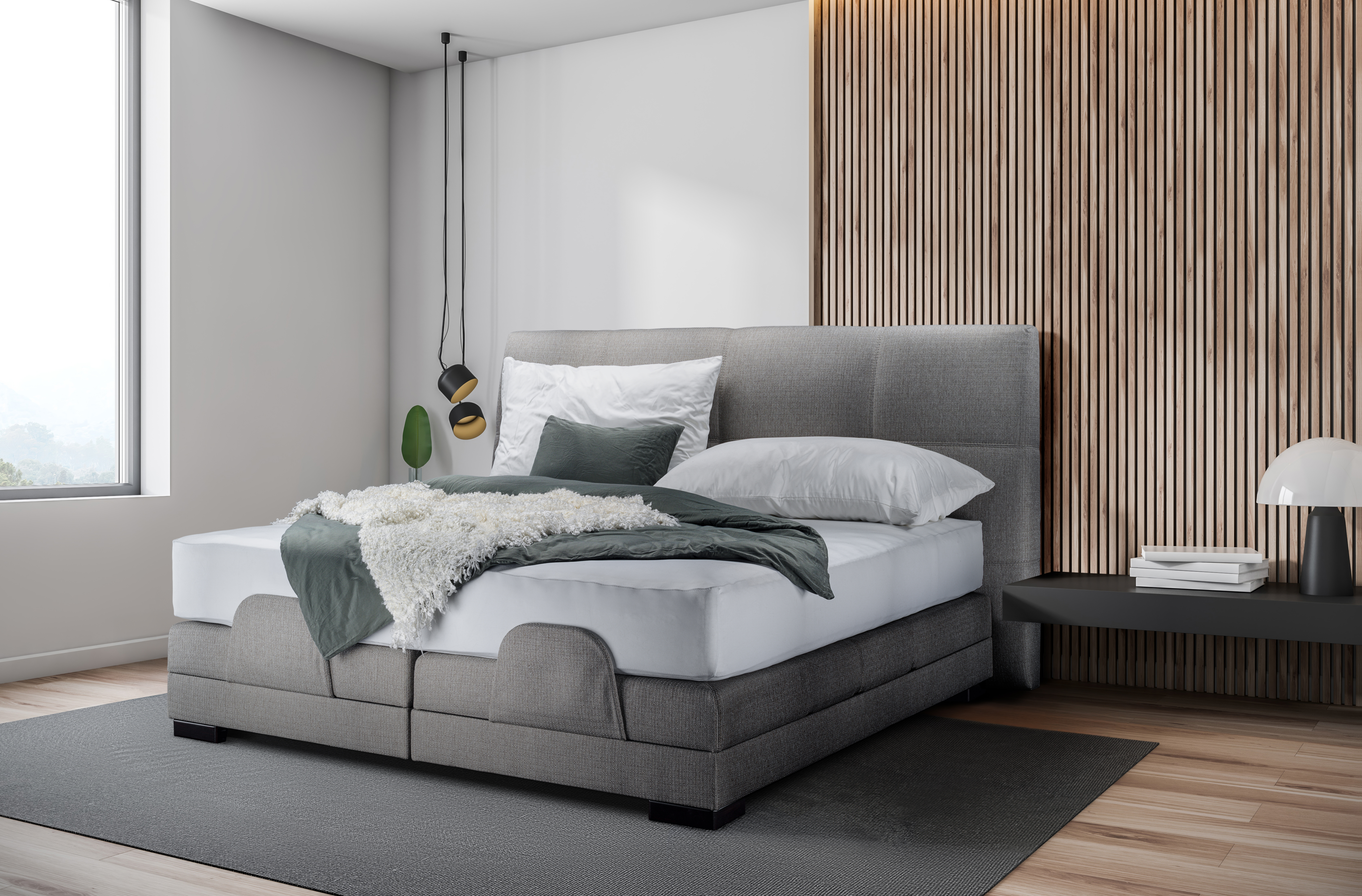 Boxspringbett St. Moritz DOC / Farbe: