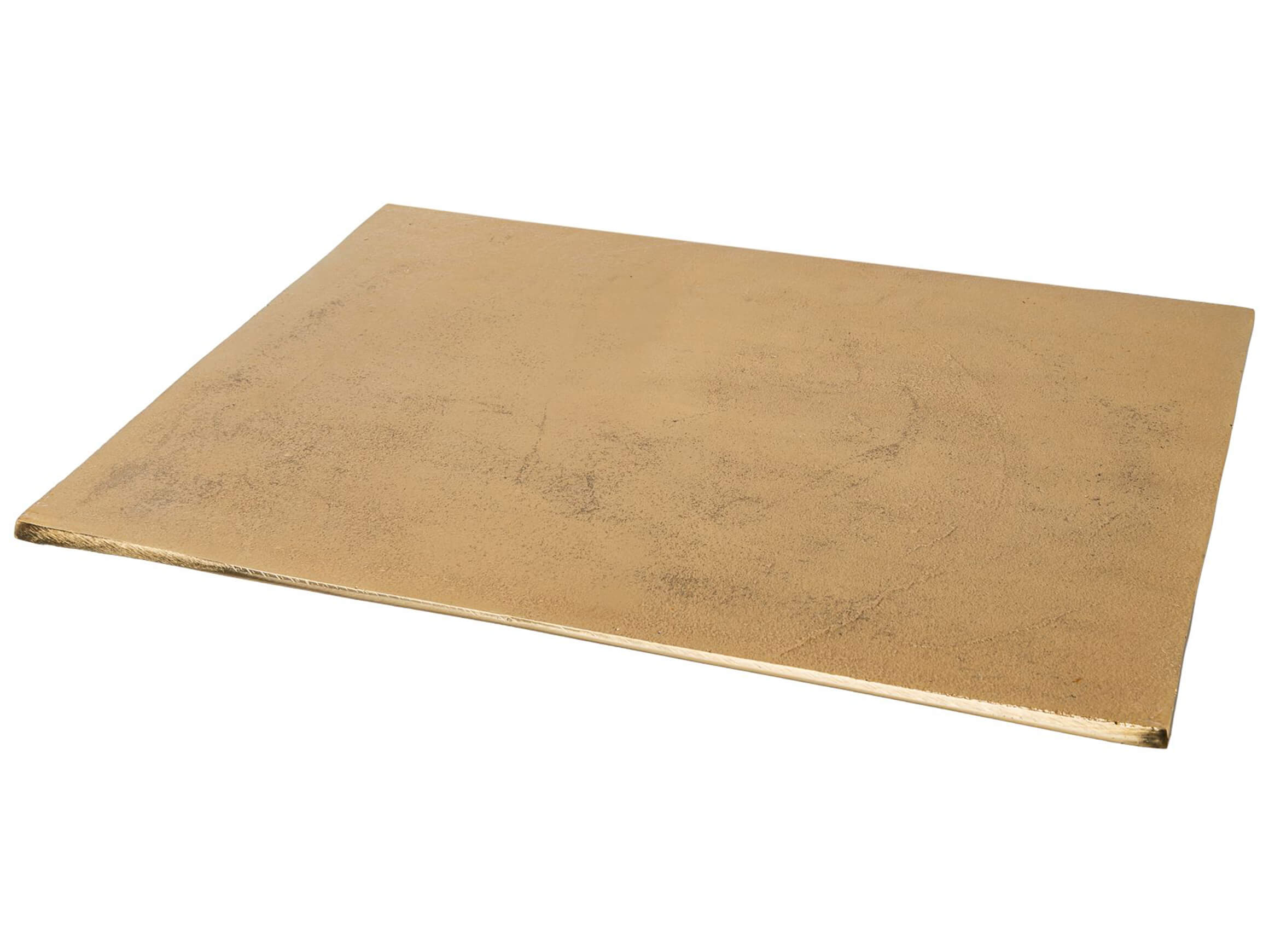 Gasper Tischset Aluminium Gold Rechteckig B: 30 cm Gelb | Schubiger Möbel
