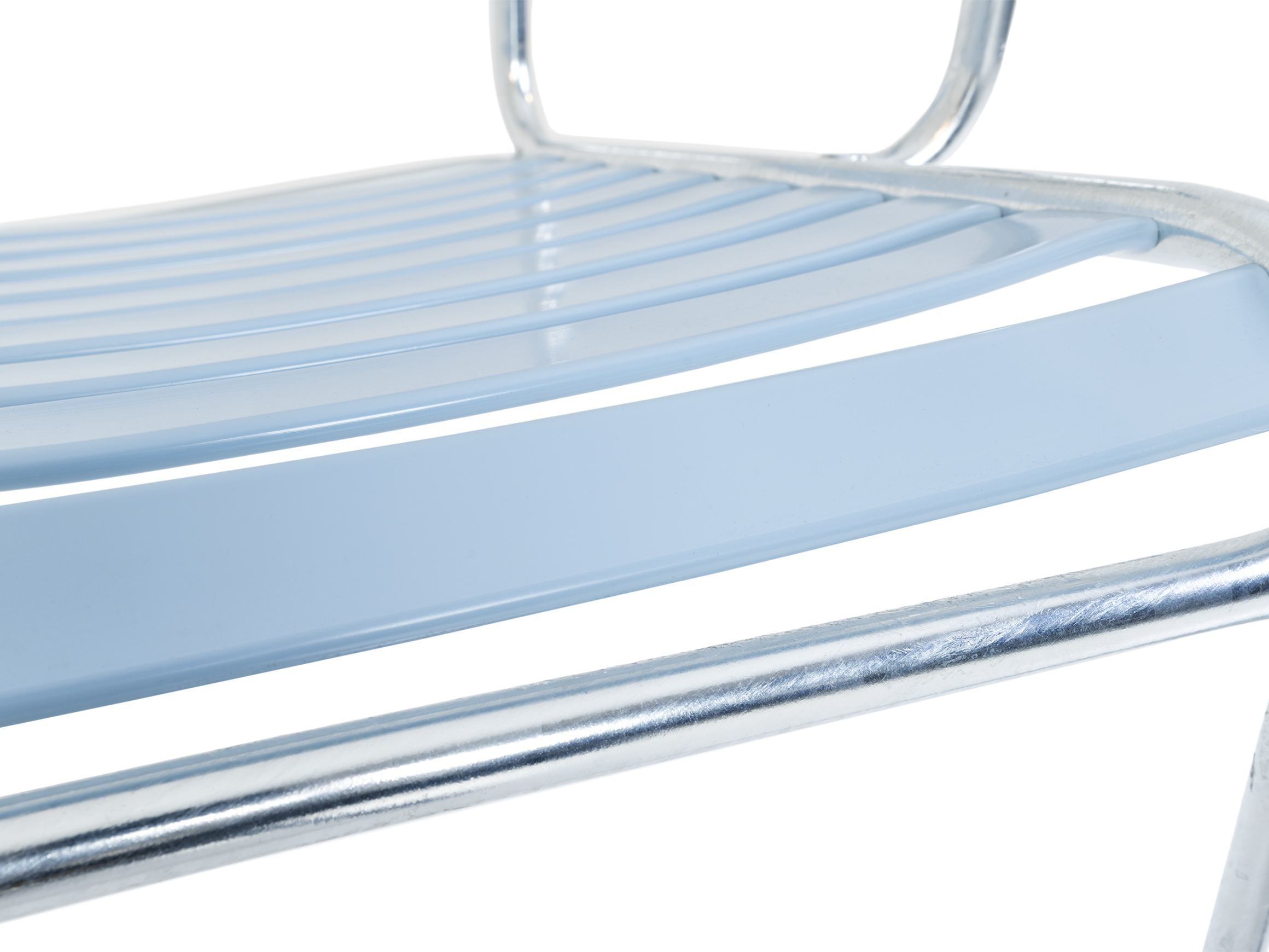 Lättlisalon-Sessel Rigi mit Armlehnen von Schaffner / Farbe: Pastellblau / Grösse: x cm