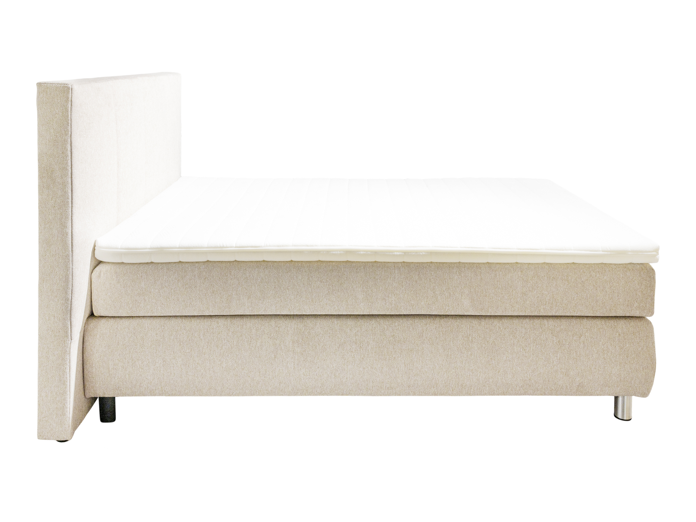 Boxspringbett Tomasselli Ada Nova / Farbe: Beige / Grösse: 141 x 212 cm