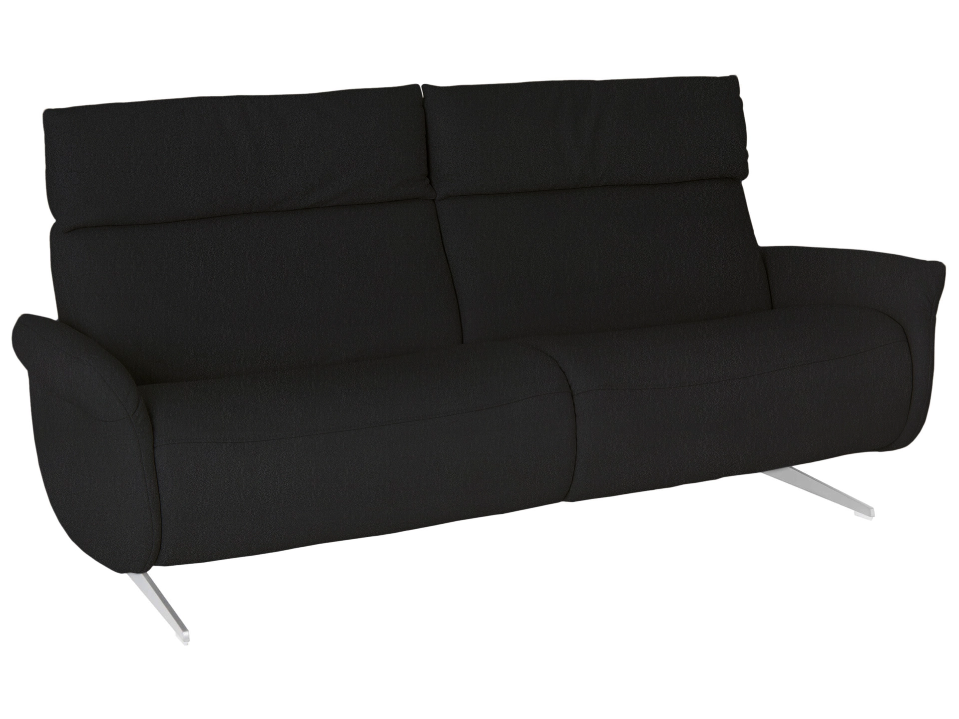 Sofa Chester Basic B: 206 cm Himolla / Farbe: Kohle / Material: Leder Basic