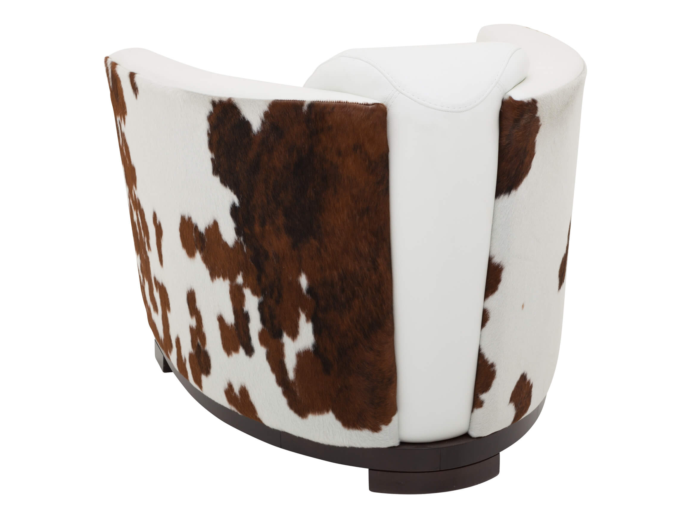 Sessel Houston, Kuhfell, Leder, Massivholz, b 79 cm t 85 cm h 73 cm