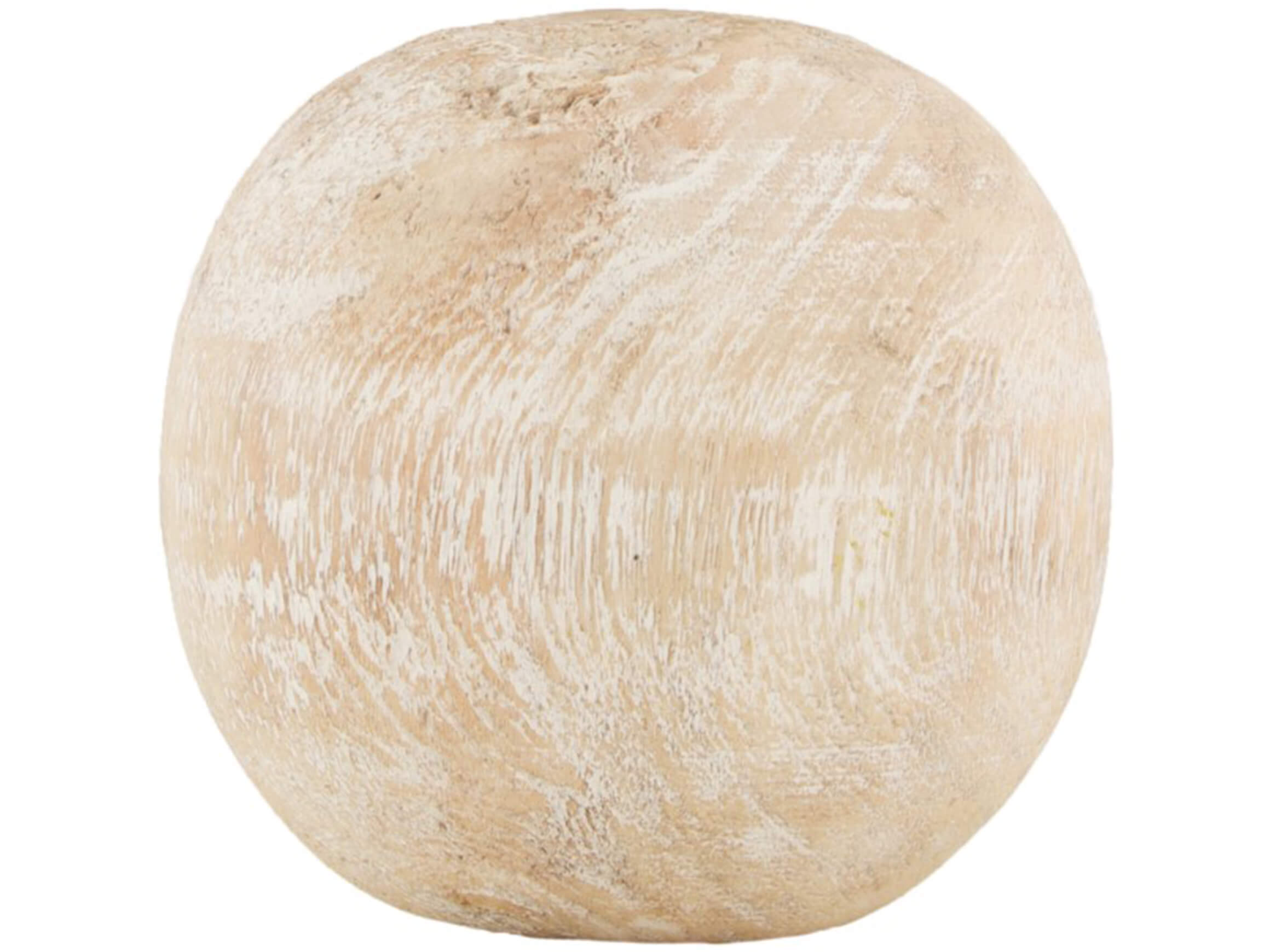 Dijk Dekokugel Holz Weiss-Gewischt D: 18 cm  | Schubiger Möbel