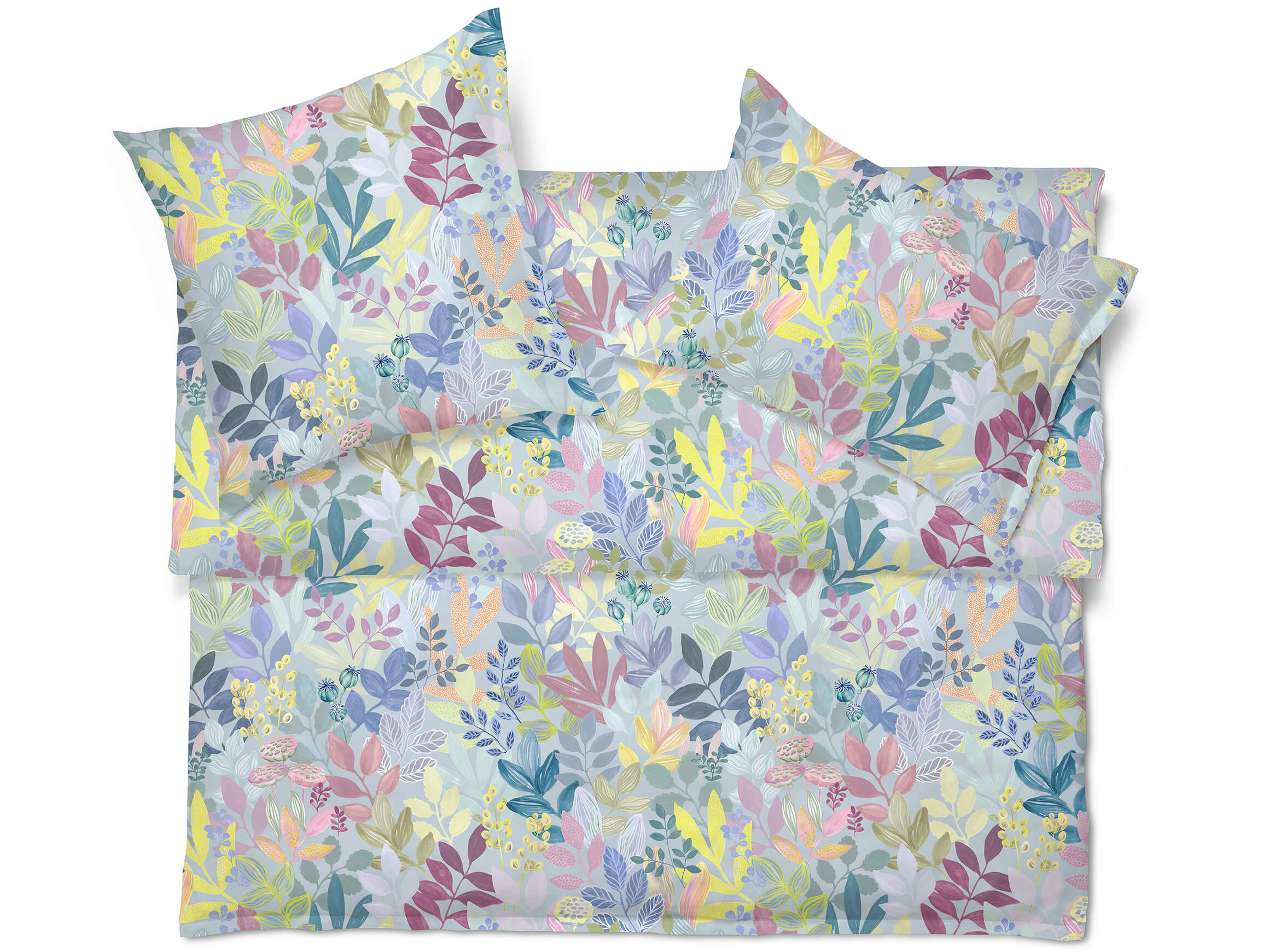 Kissenbezug Frida-Noblesse Bleu Schlossberg Textil AG / Grösse: 50 x 70 cm