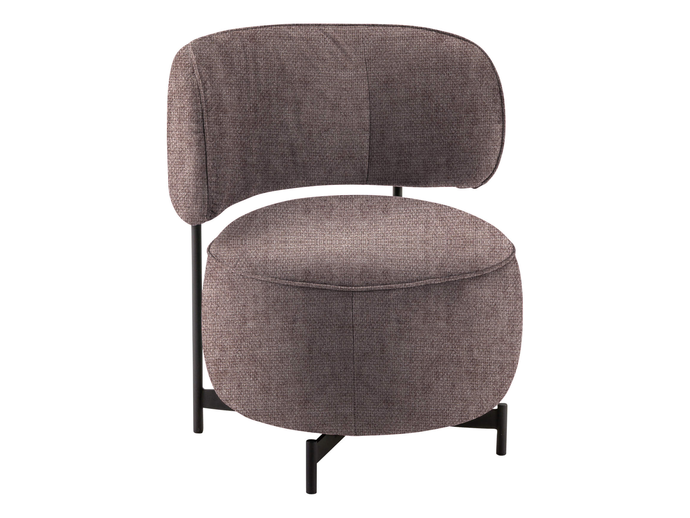 Sessel 8170 Basic Drehbar D: 68 cm Himolla / Farbe: Elefant / Material: Stoff Basic