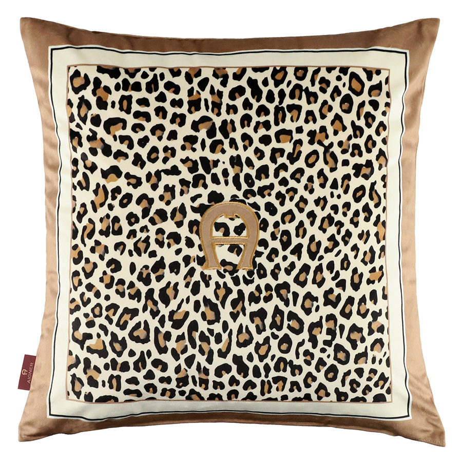 Stoeckel & Grimmler Kissenhülle Aigner Leo Cognac 45x45 cm  | Schubiger Möbel