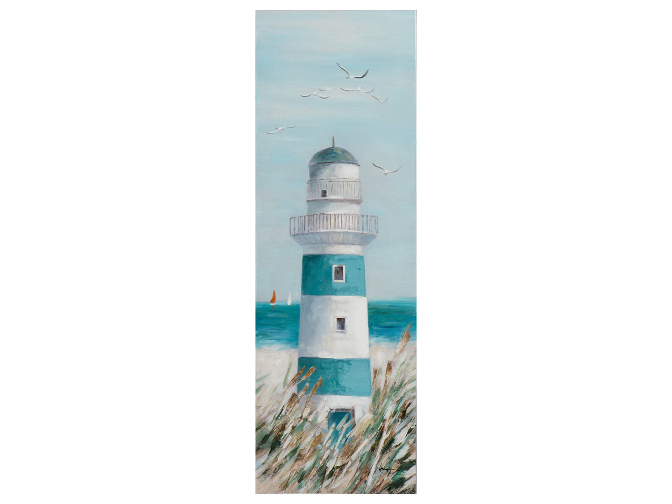 Bild Blauweisser Leuchtturm image LAND