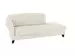 Liegesofa Klosters Basic Ponsel / Farbe: Weiss / Material: Leder Basic
