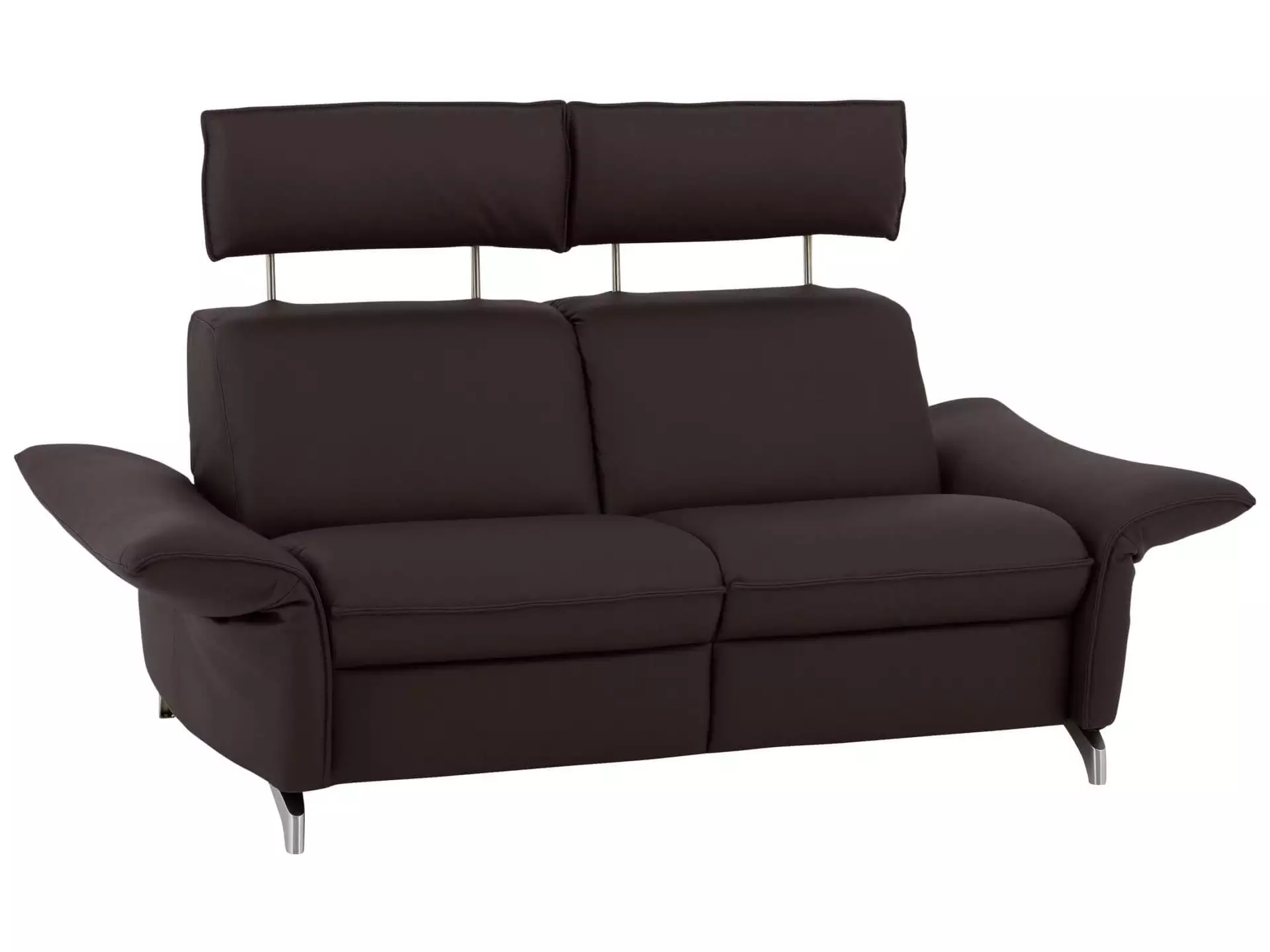 Sofa Catania Basic B: 164 cm Himolla / Farbe: Schoko / Material: Leder Basic