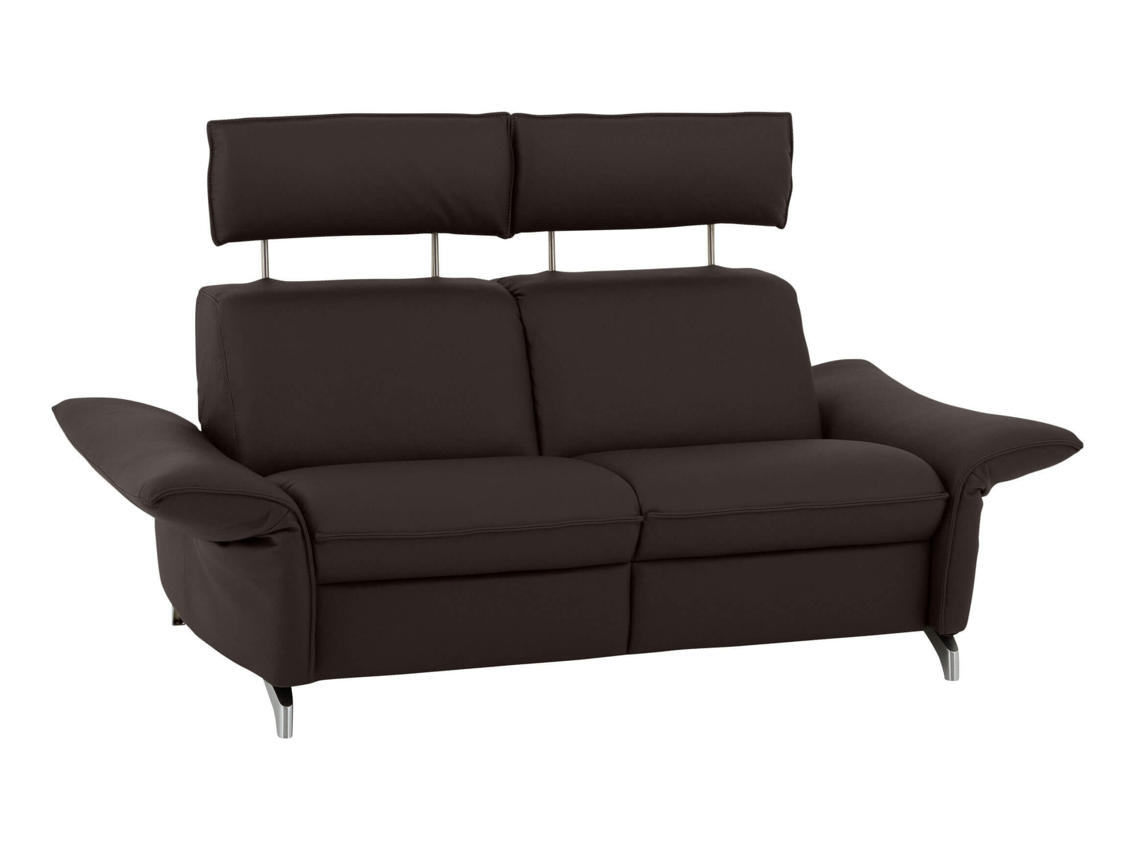 Sofa Catania Basic B: 164 cm Himolla / Farbe: Schoko / Material: Leder Basic
