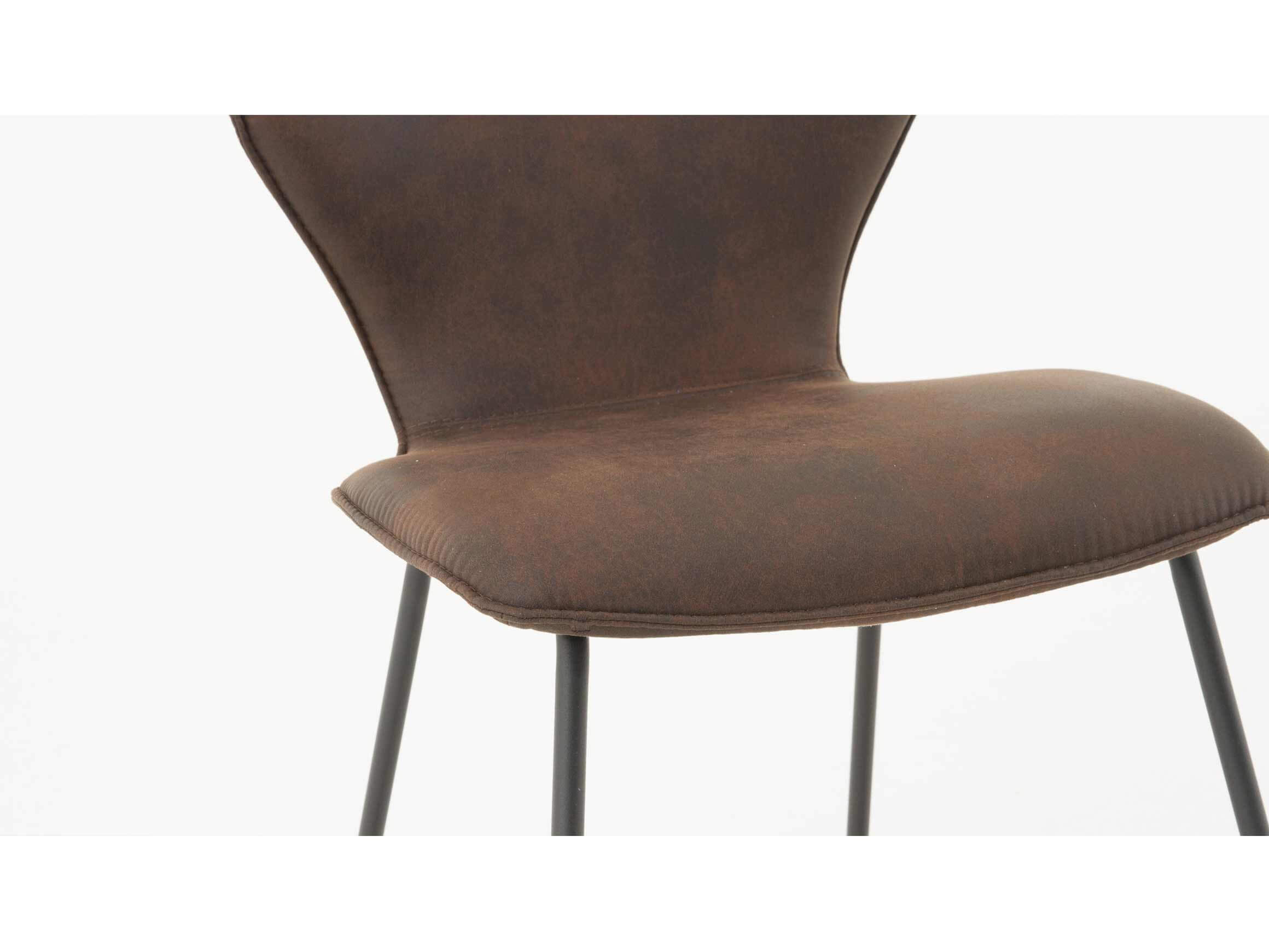 Stuhl Breslau Mocca, Bezug Microfaser Aberdeen, BxTxH: