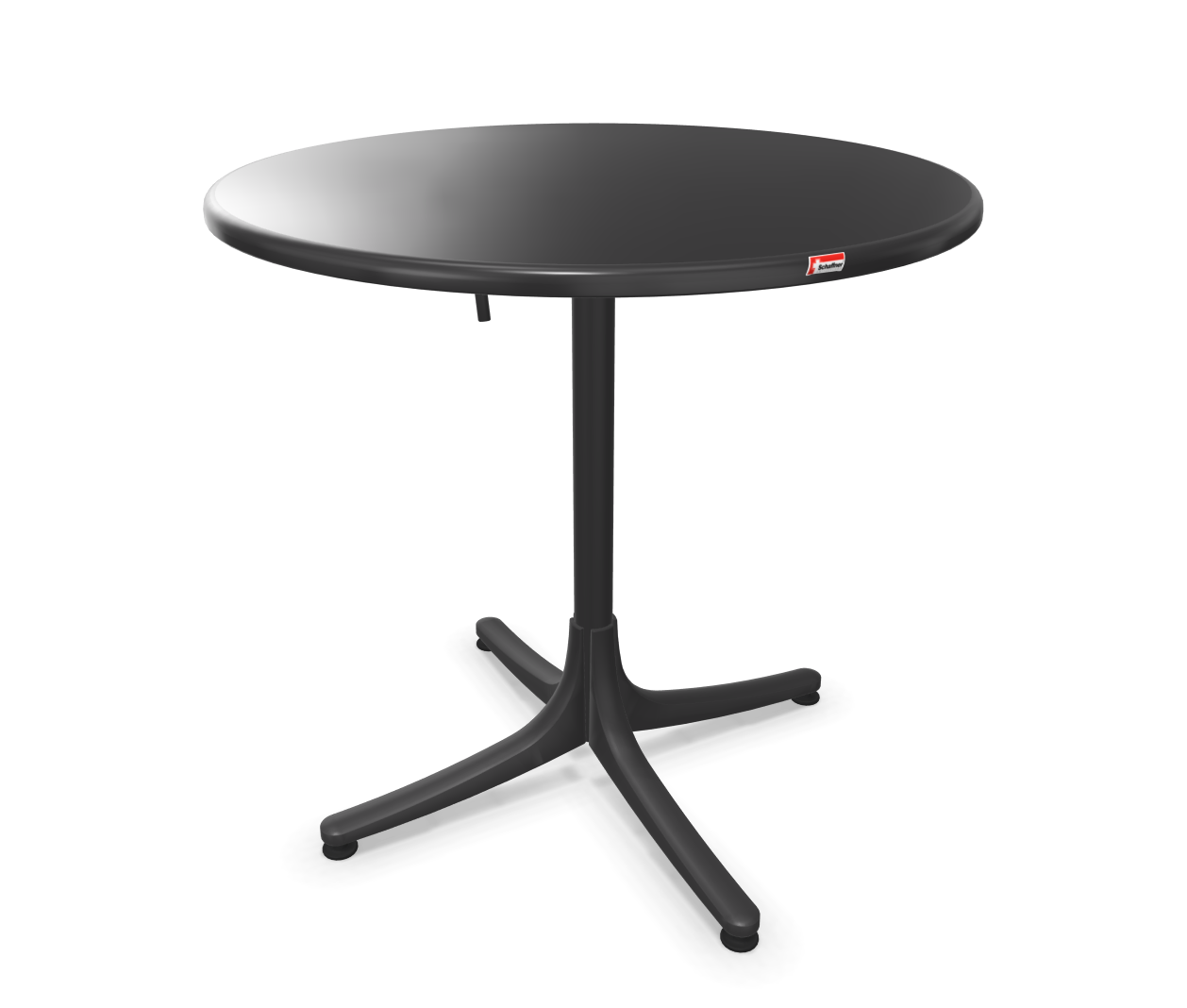 Table de jardin ronde Schaffhausen de Schaffner / Couleur : anthracite / Taille : x cm