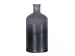 Flasche Glas Metallsilber H: 28 cm Decofinder