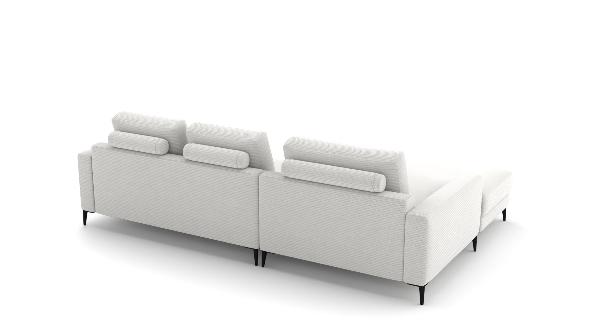 Ecksofa Mercury links – modern, bequem & anpassbar