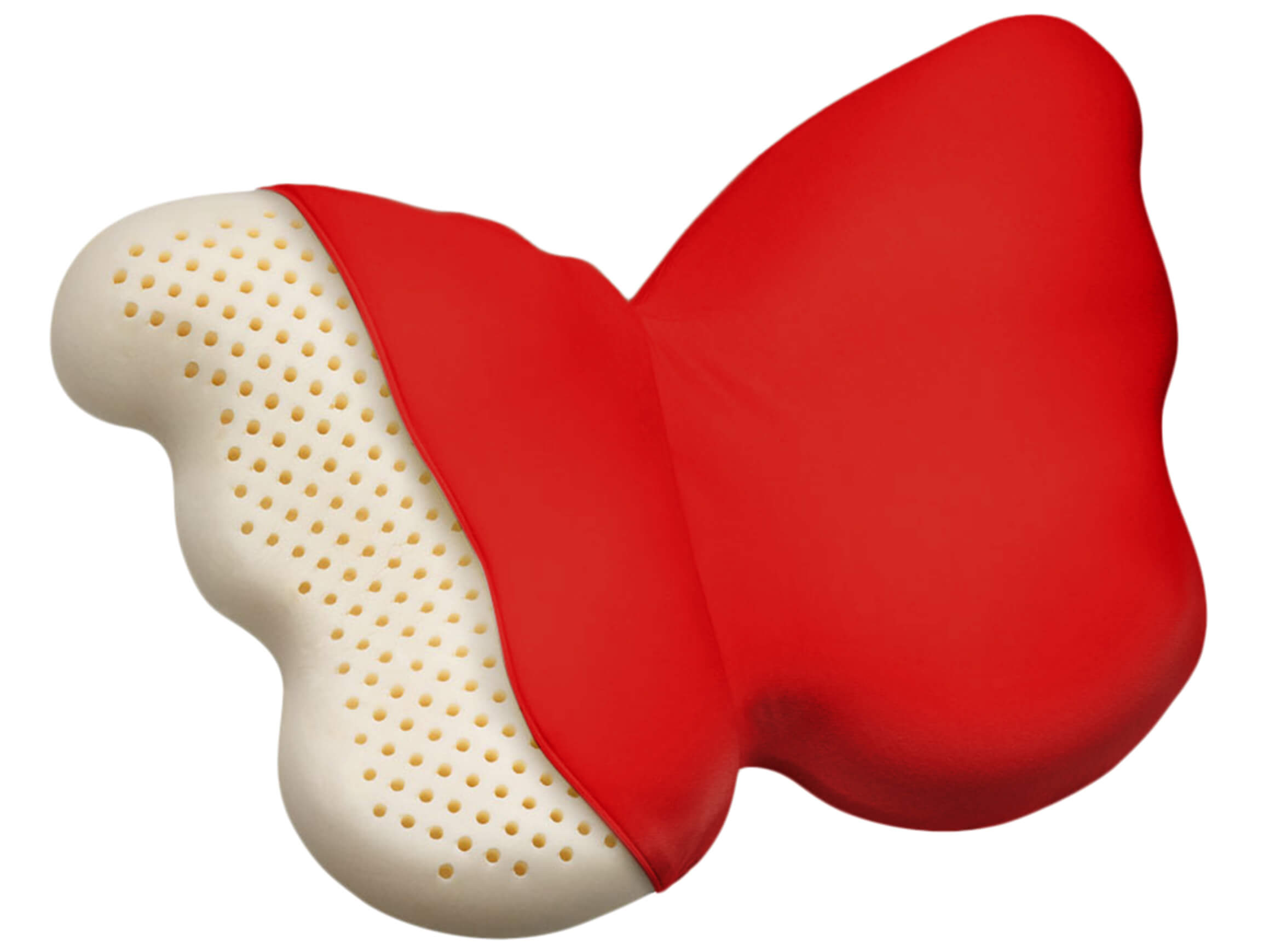 Kissenbezug Papillon Rot