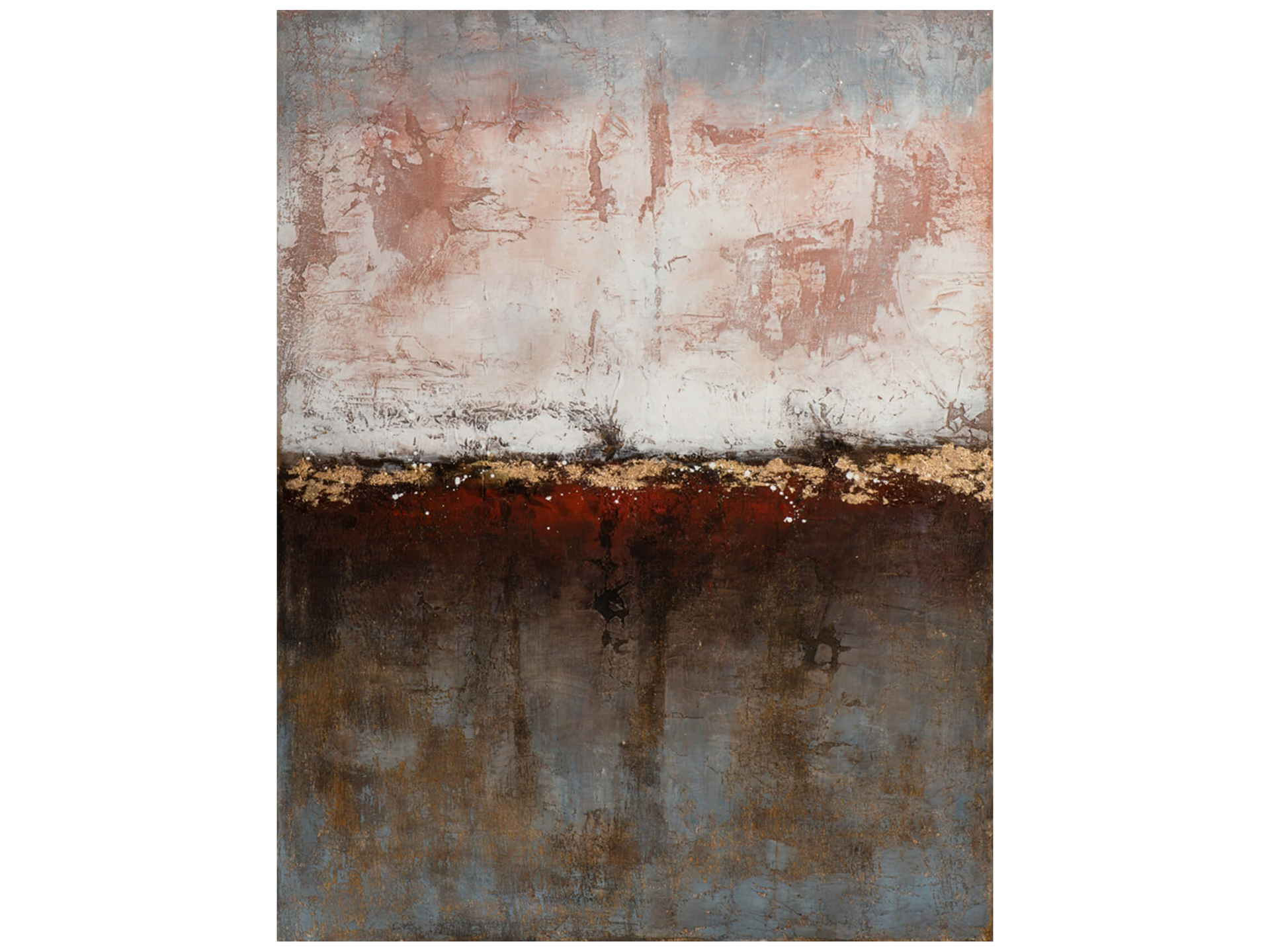 Bild Abstrakt in Rot und Beige image LAND