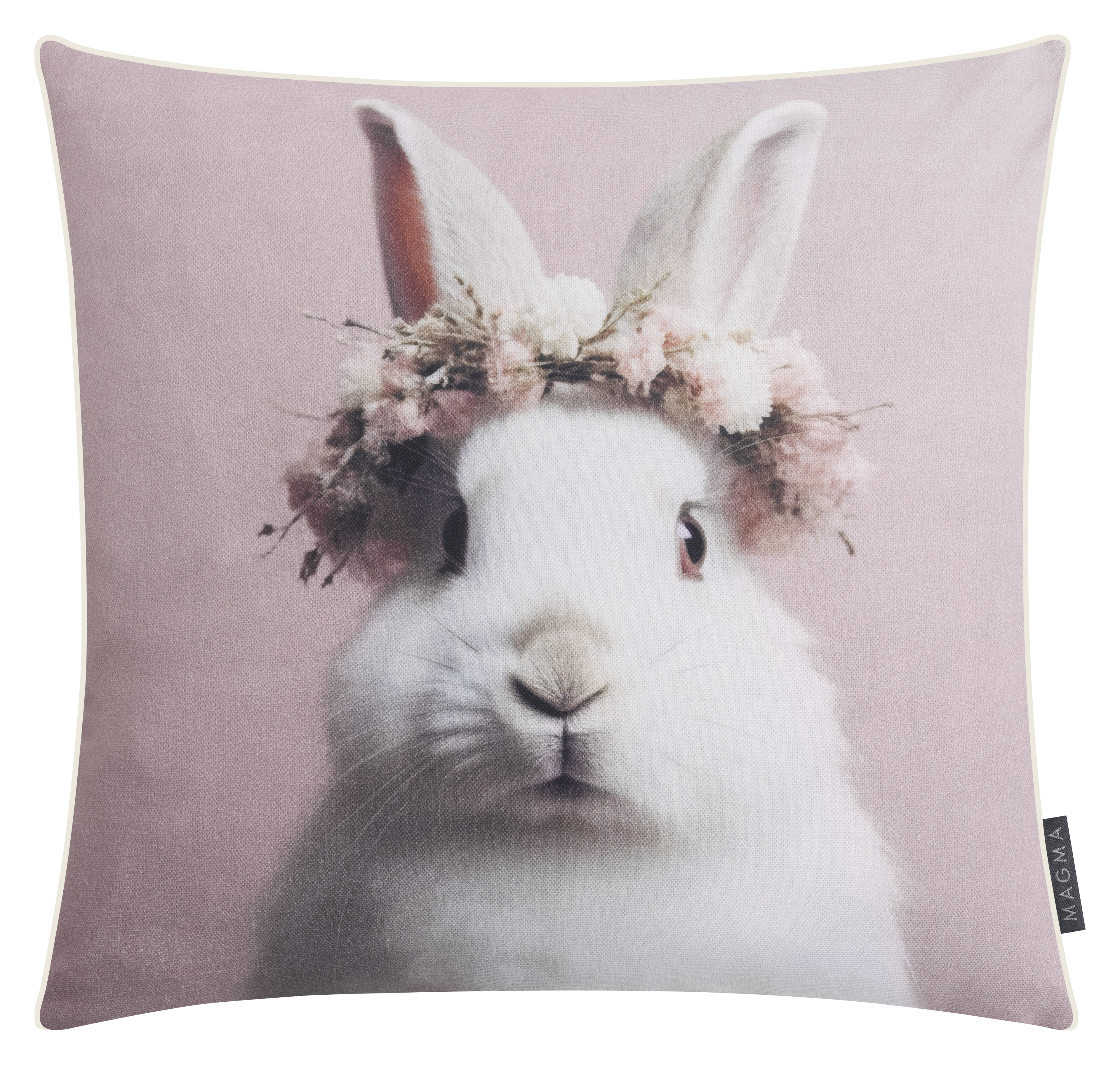 Magma Kissenhülle Hasi Blumenkranz 45x45 cm  | Schubiger Möbel