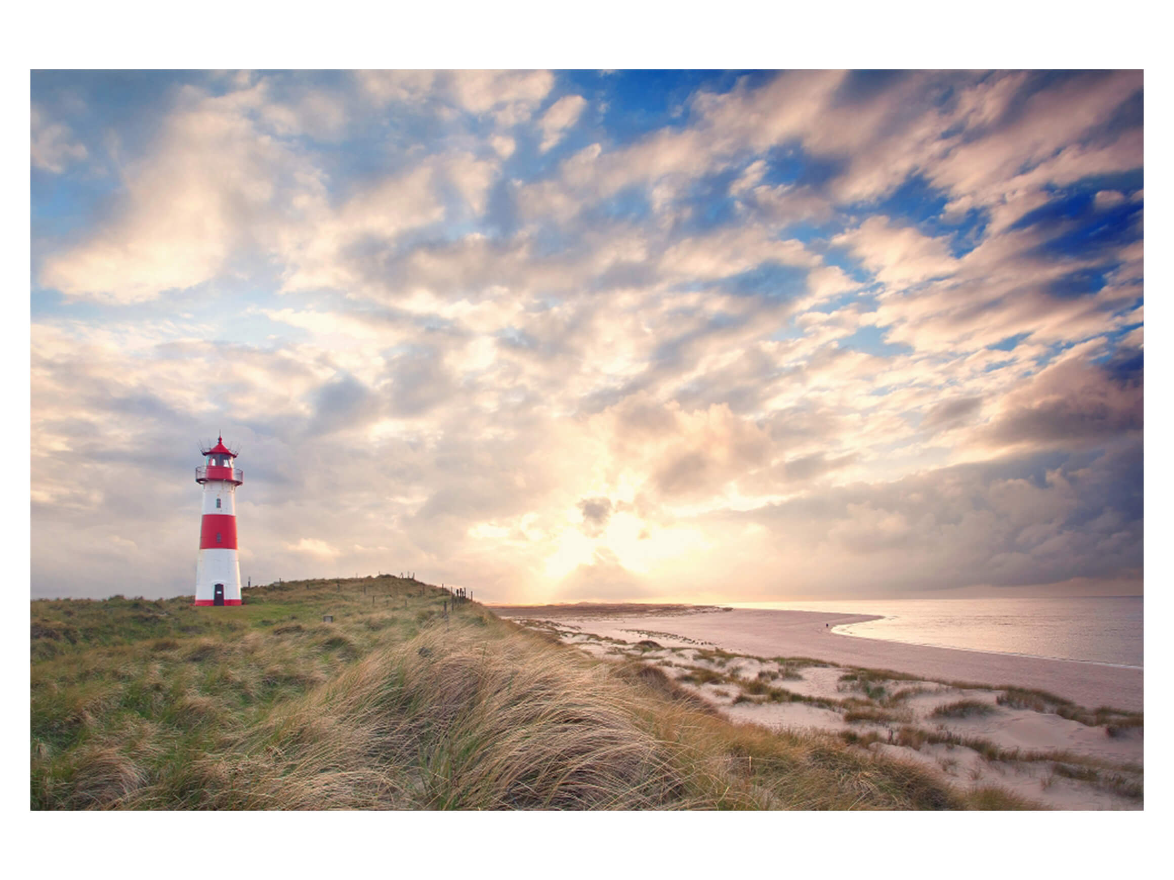 Digitaldruck auf Acrylglas Leuchtturm 2 image LAND / Grösse: 120 x 80 cm