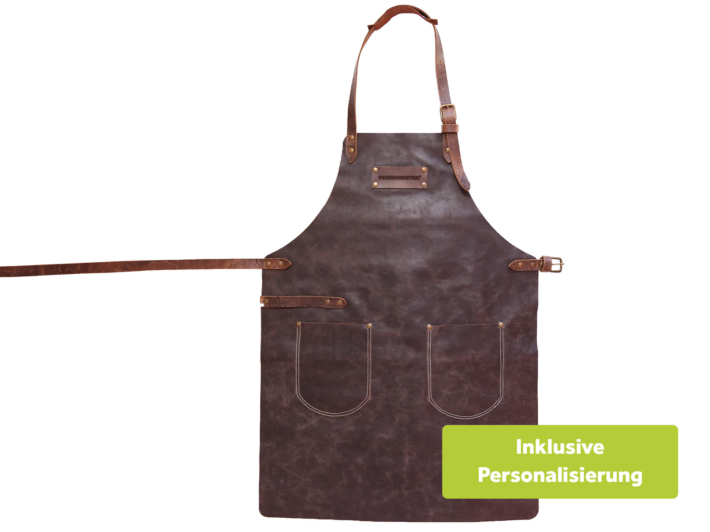 Lederschürze Braun Blaser und Trösch / Farbe: Braun