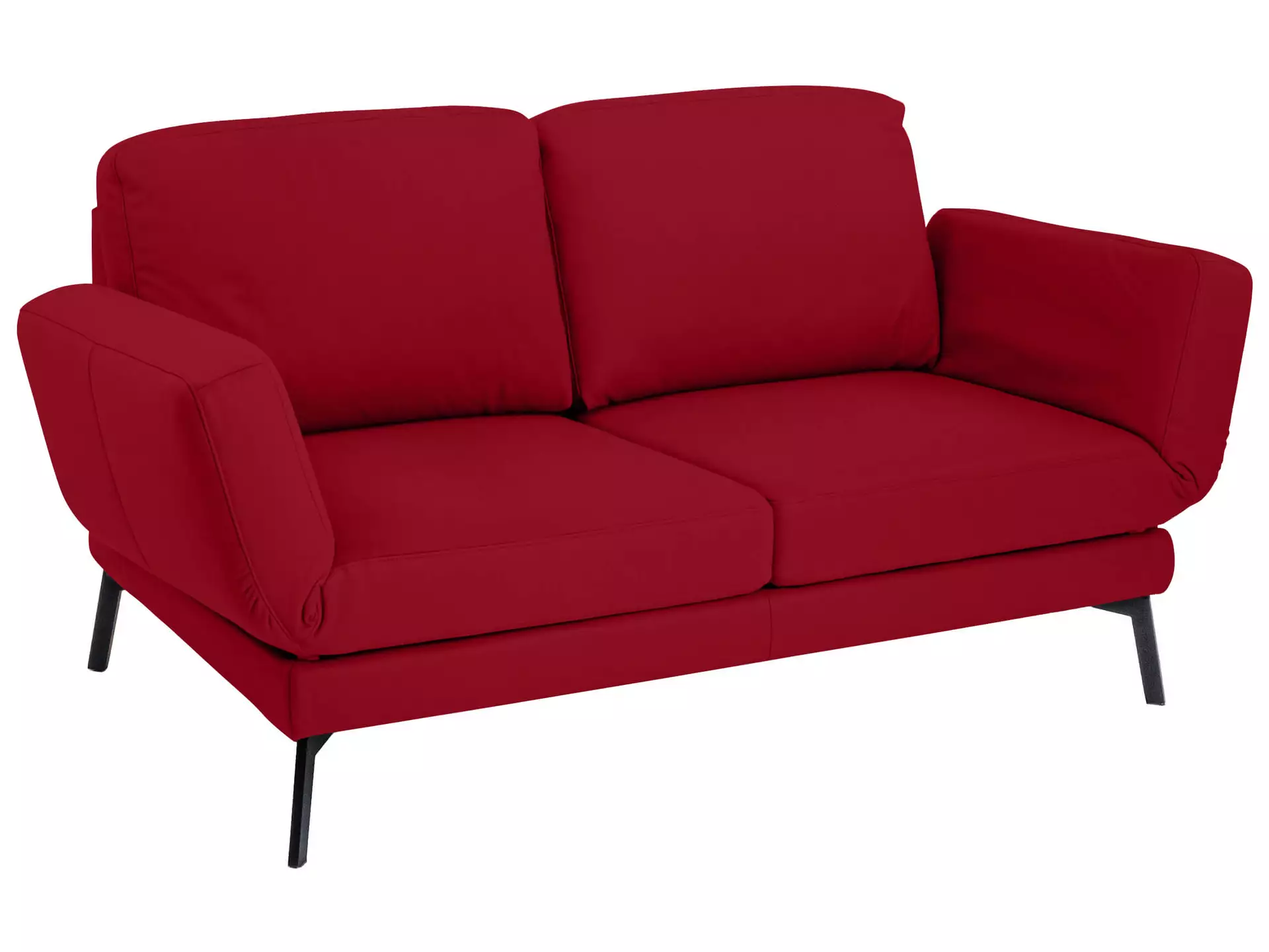Sofa Toledo Basic Candy / Farbe: Cherry / Material: Leder Basic