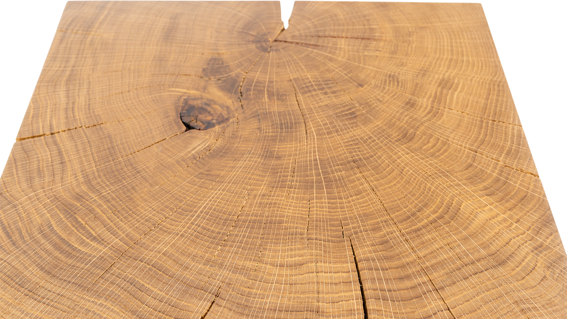 Beistelltisch Naturholzblock von Team 7 / Farbe: Eiche