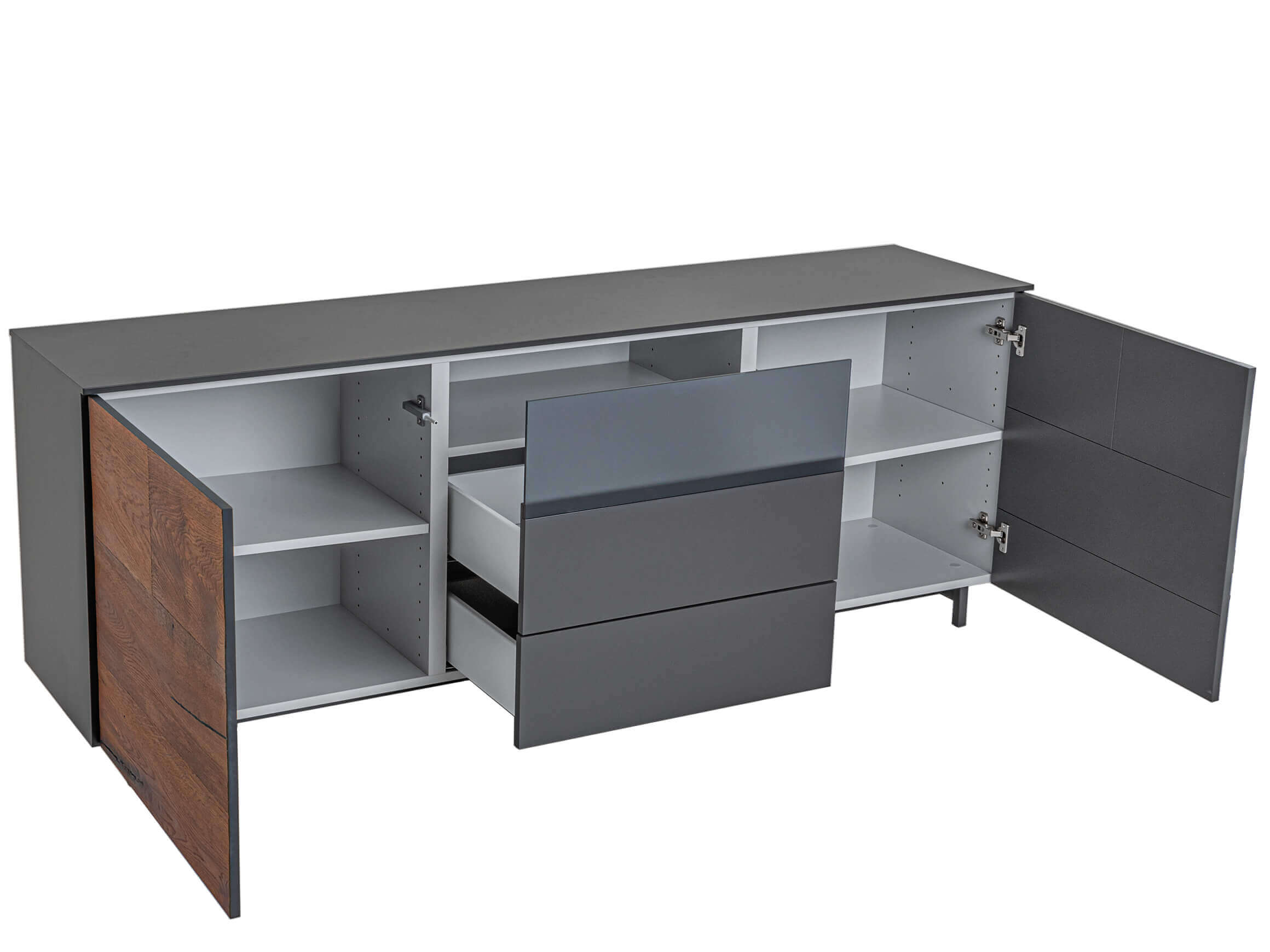 Sideboard Novara Fubo / Farbe: Anthrazit