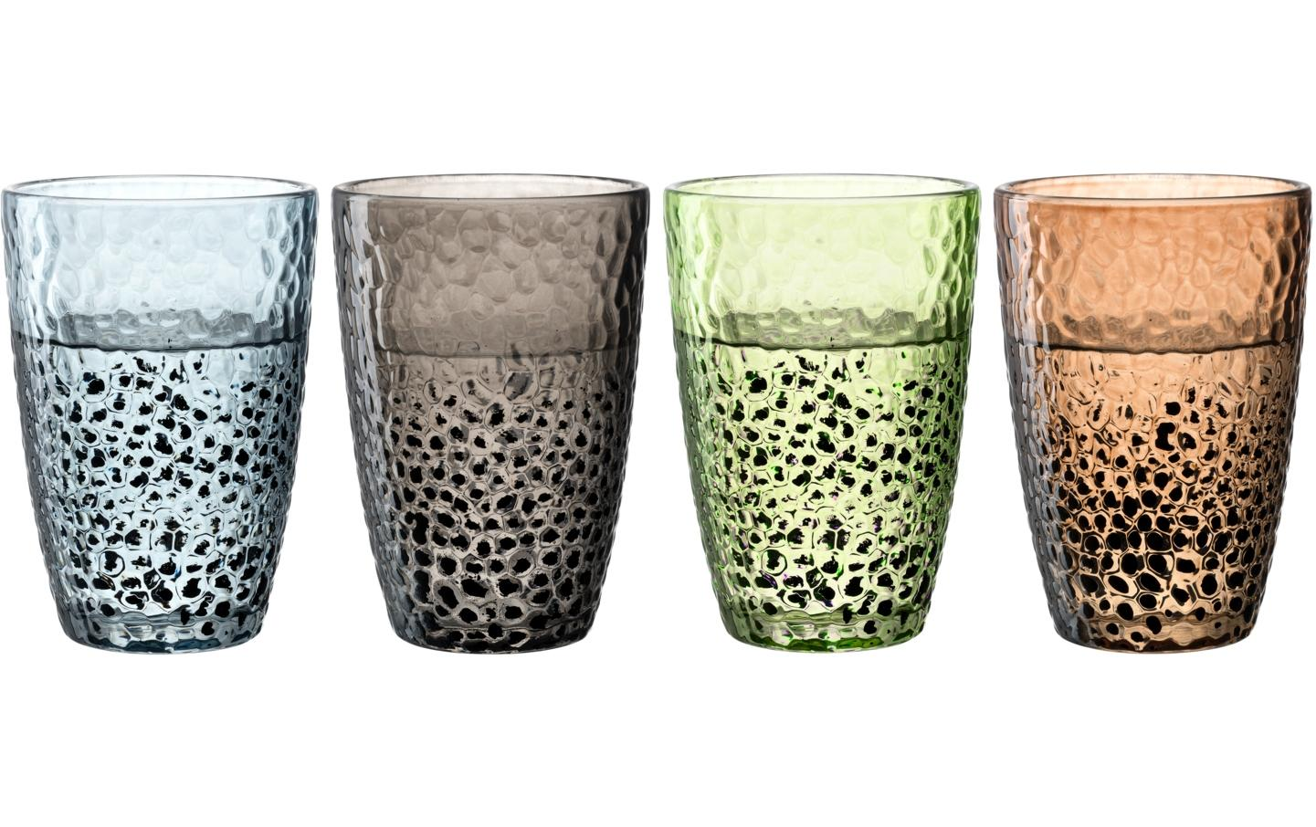Trinkglas Matera 340 ml, 4 Stück Alltron / Farbe: Mehrfarbig