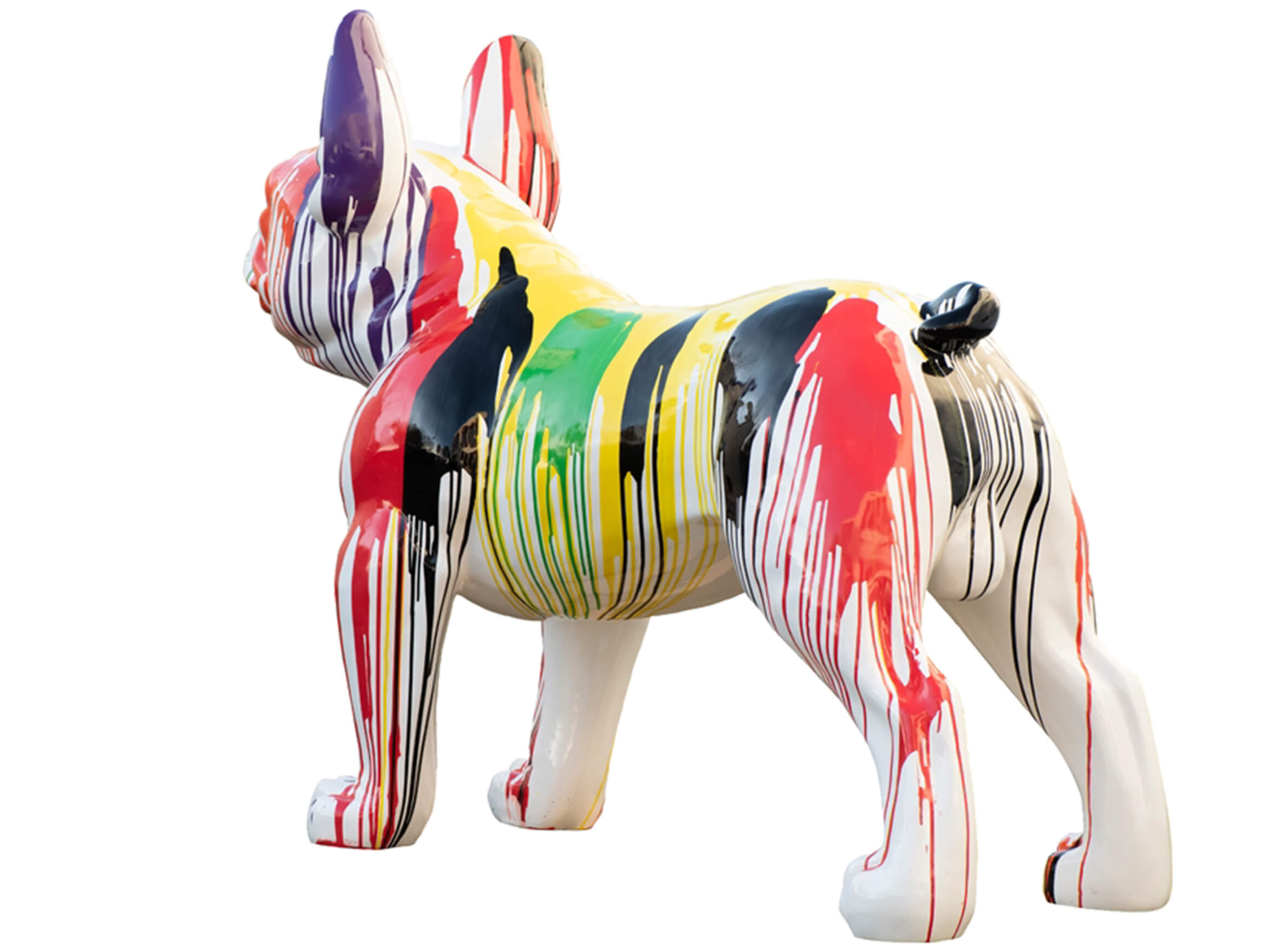 Skulptur Bunte Bulldogge Xxl image LAND