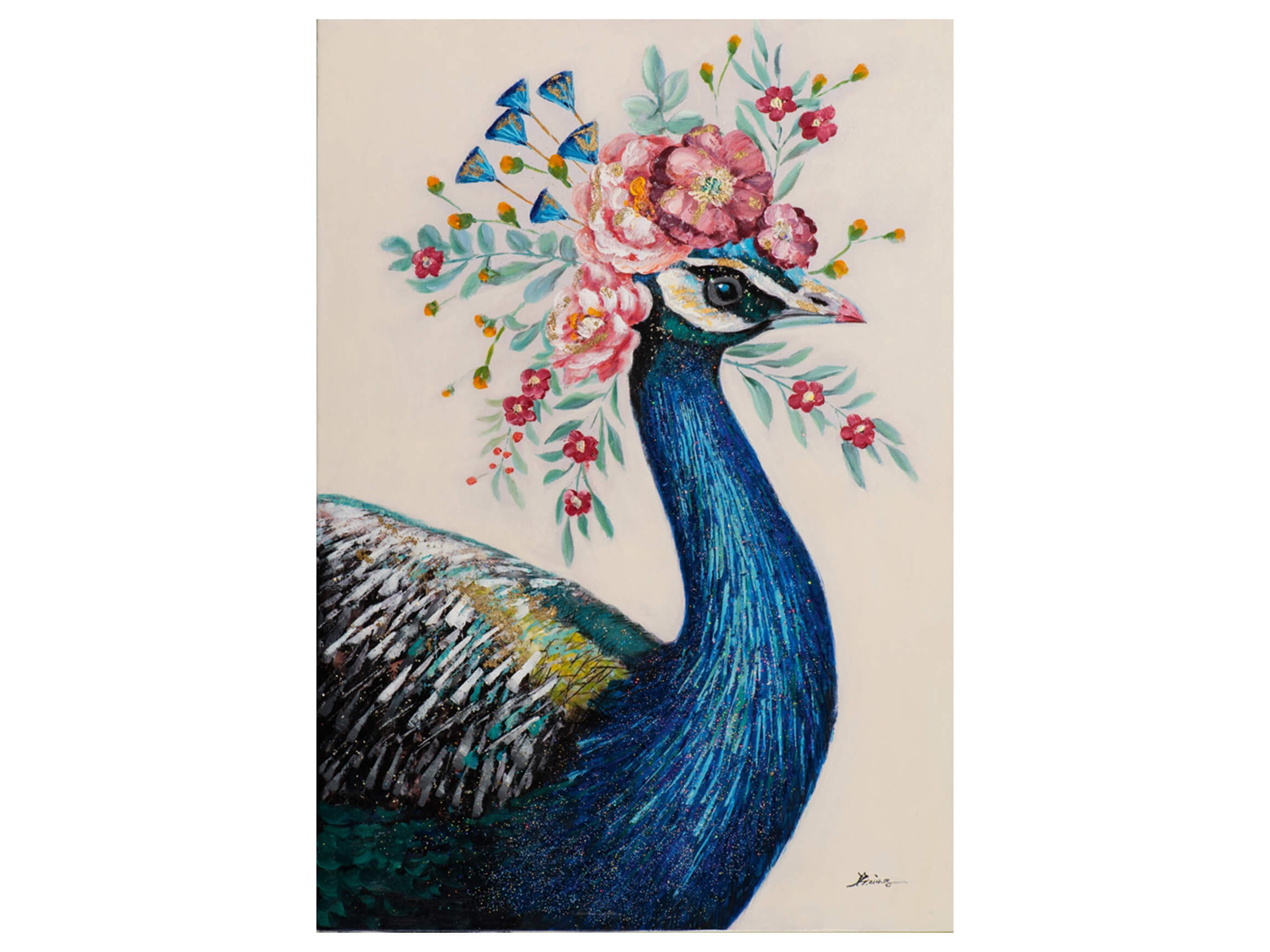 Bild Schmucker Pfau image LAND