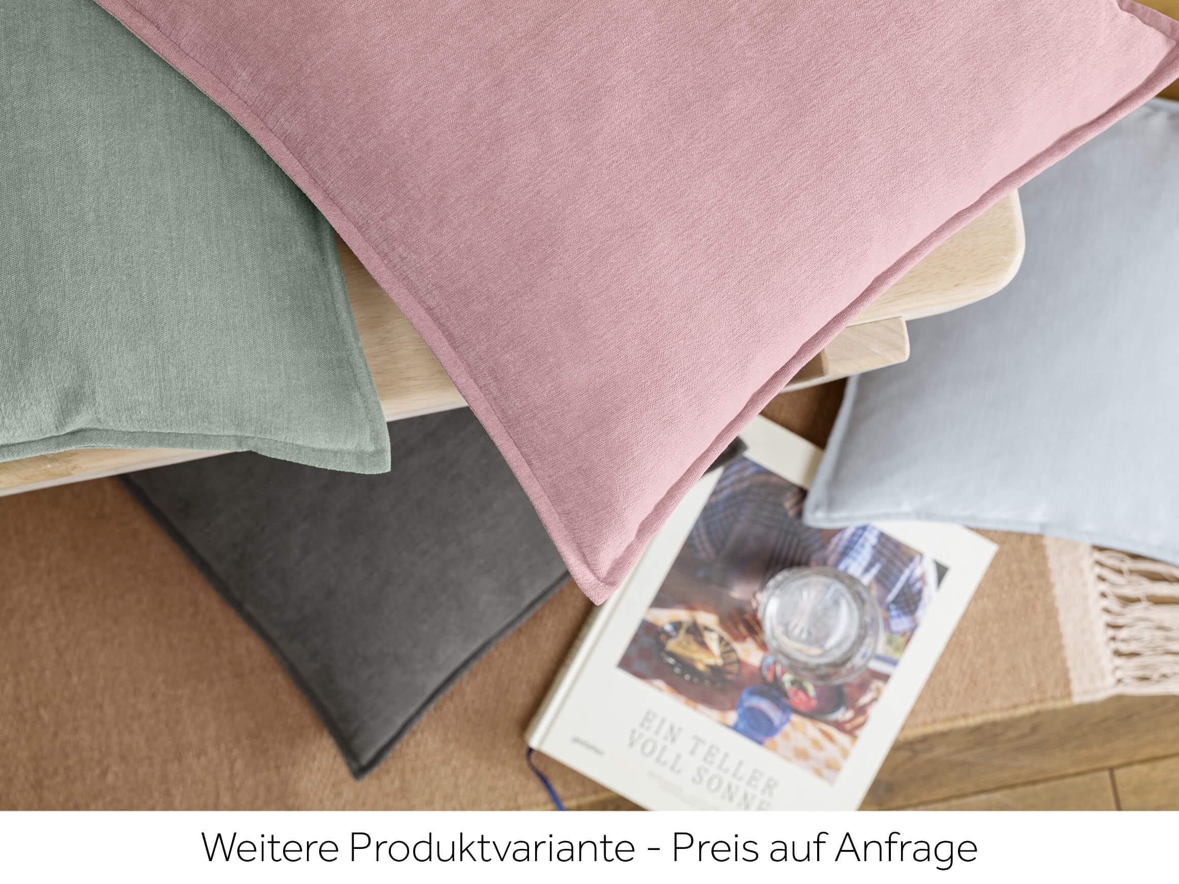 Kissenhülle Vento Rose 50x50 cm Magma