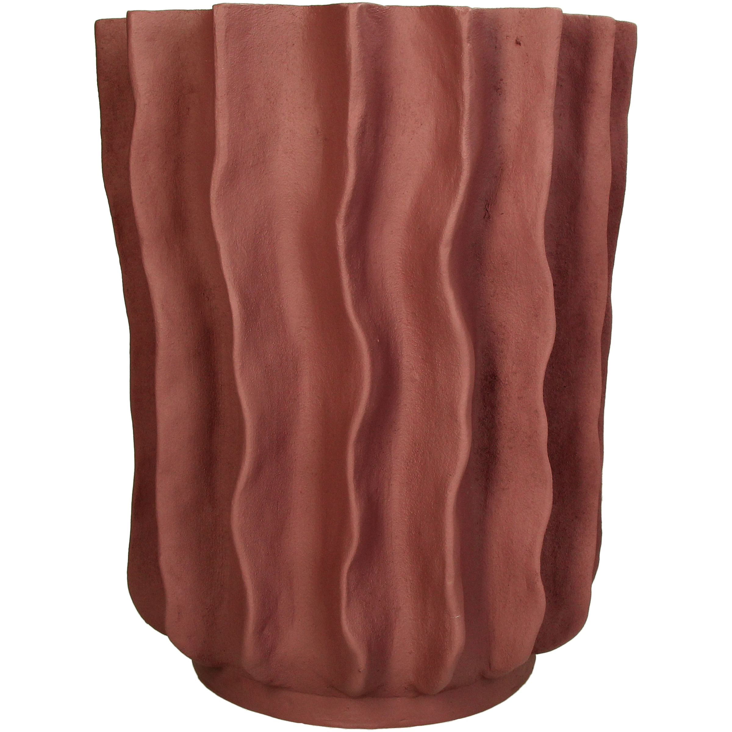 Kersten Vase Polyresin, Mauve H: 34 cm  | Schubiger Möbel