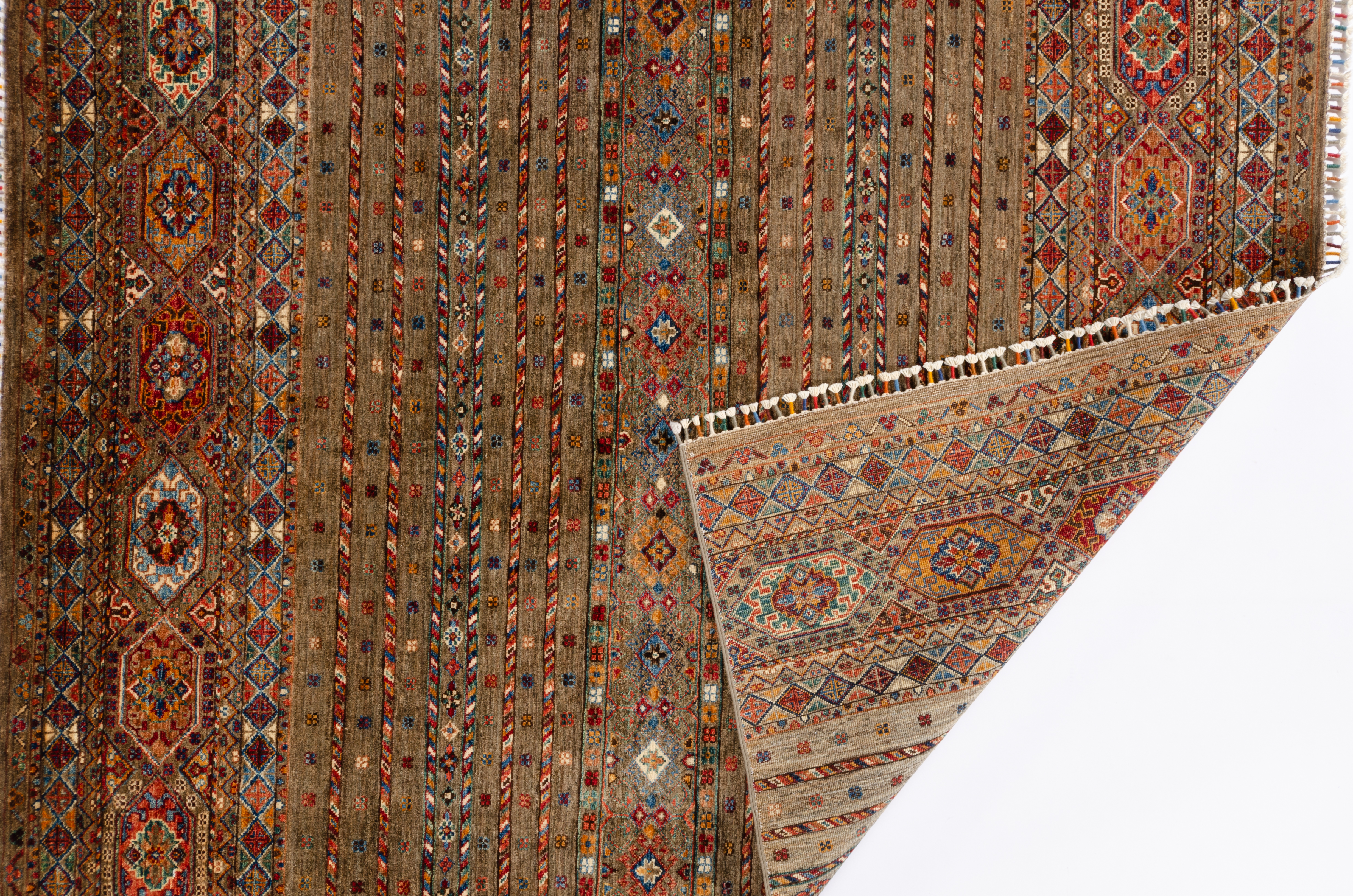 Nomadenteppich Khorjeen Negra/ Farbe: Beige / Masse (BxT) :152x201 cm