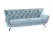 Sofa Sante fe Basic B: 225 cm Candy / Farbe: Aqua / Material: Stoff Basic