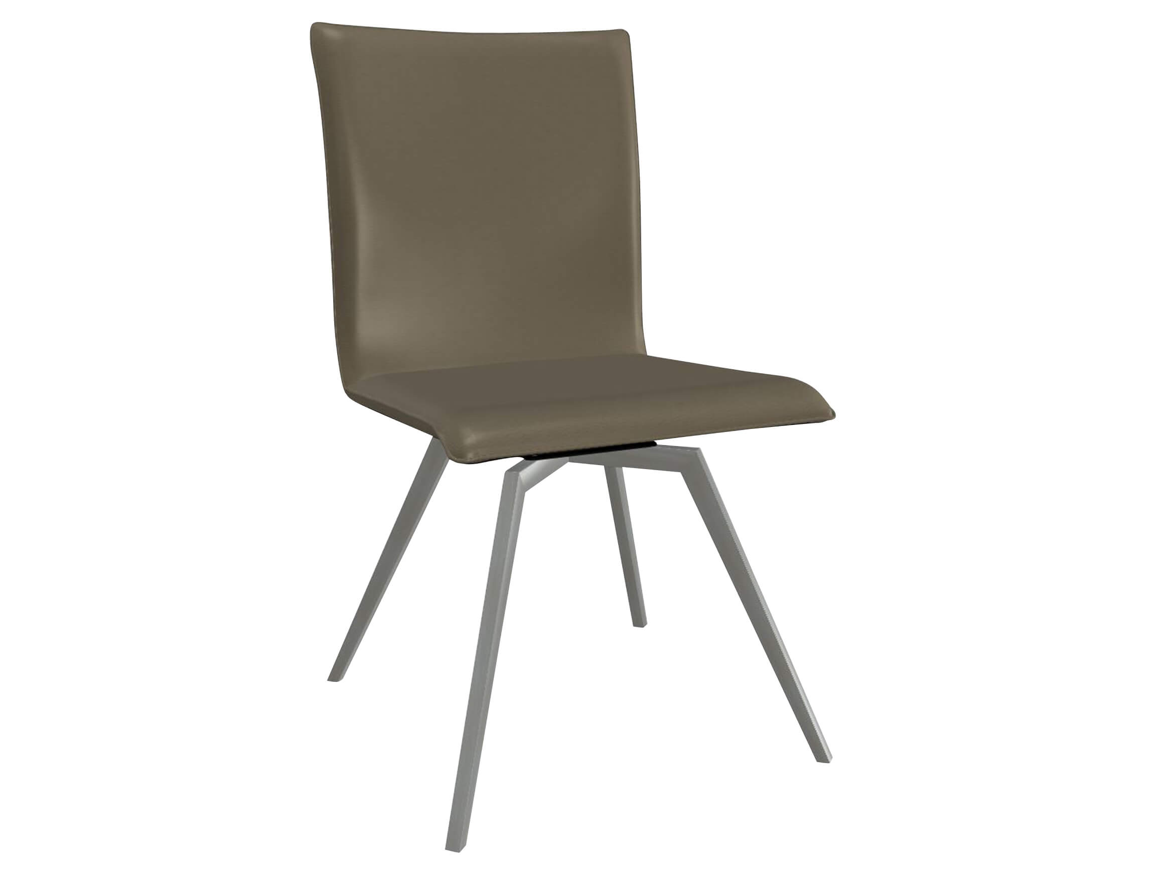 Drehstuhl Damian Trendstühle / Farbe: Khaki / Material: Premium-Leder