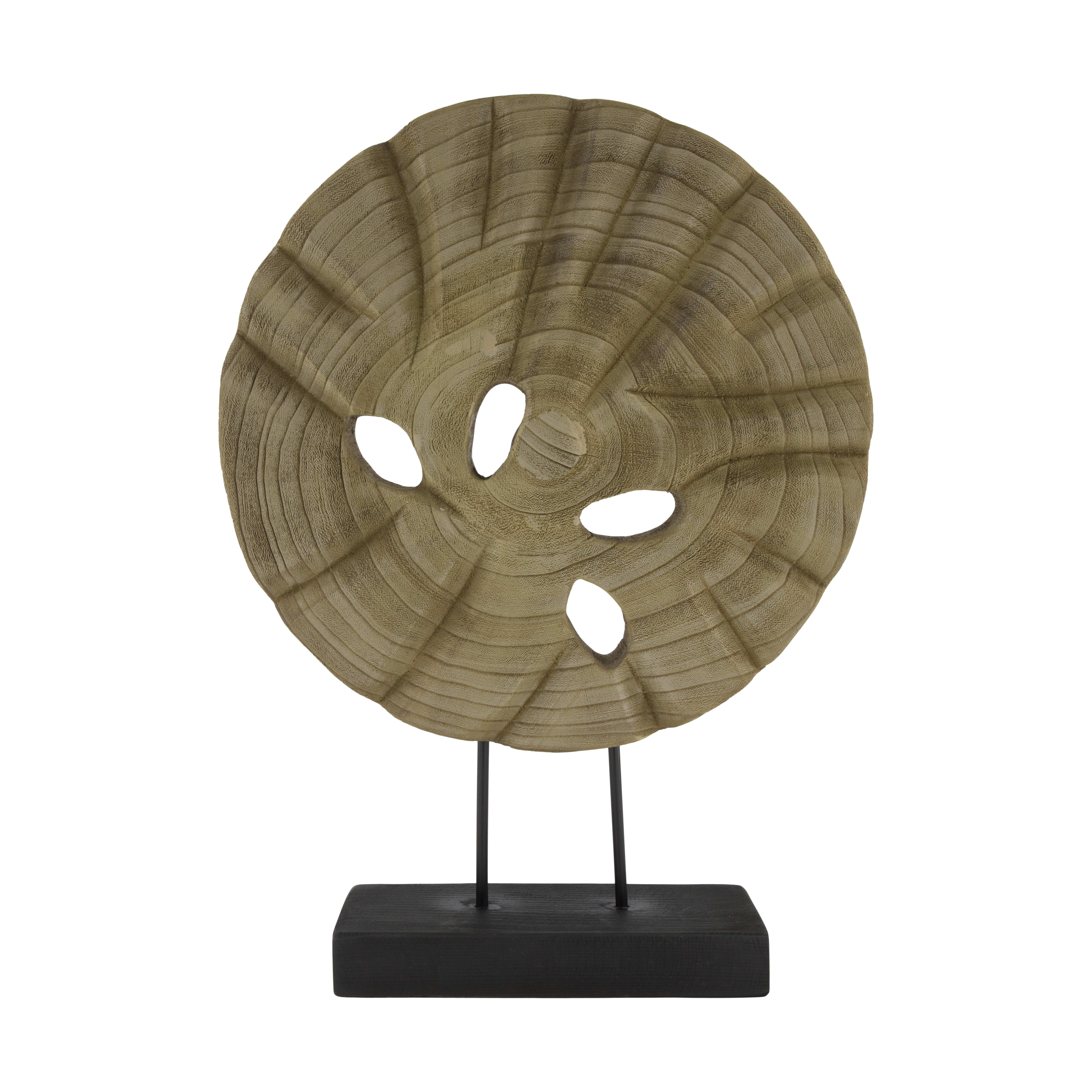 Decofinder Figur Paulownia Holz Grau H: 48 cm Grau | Schubiger Möbel
