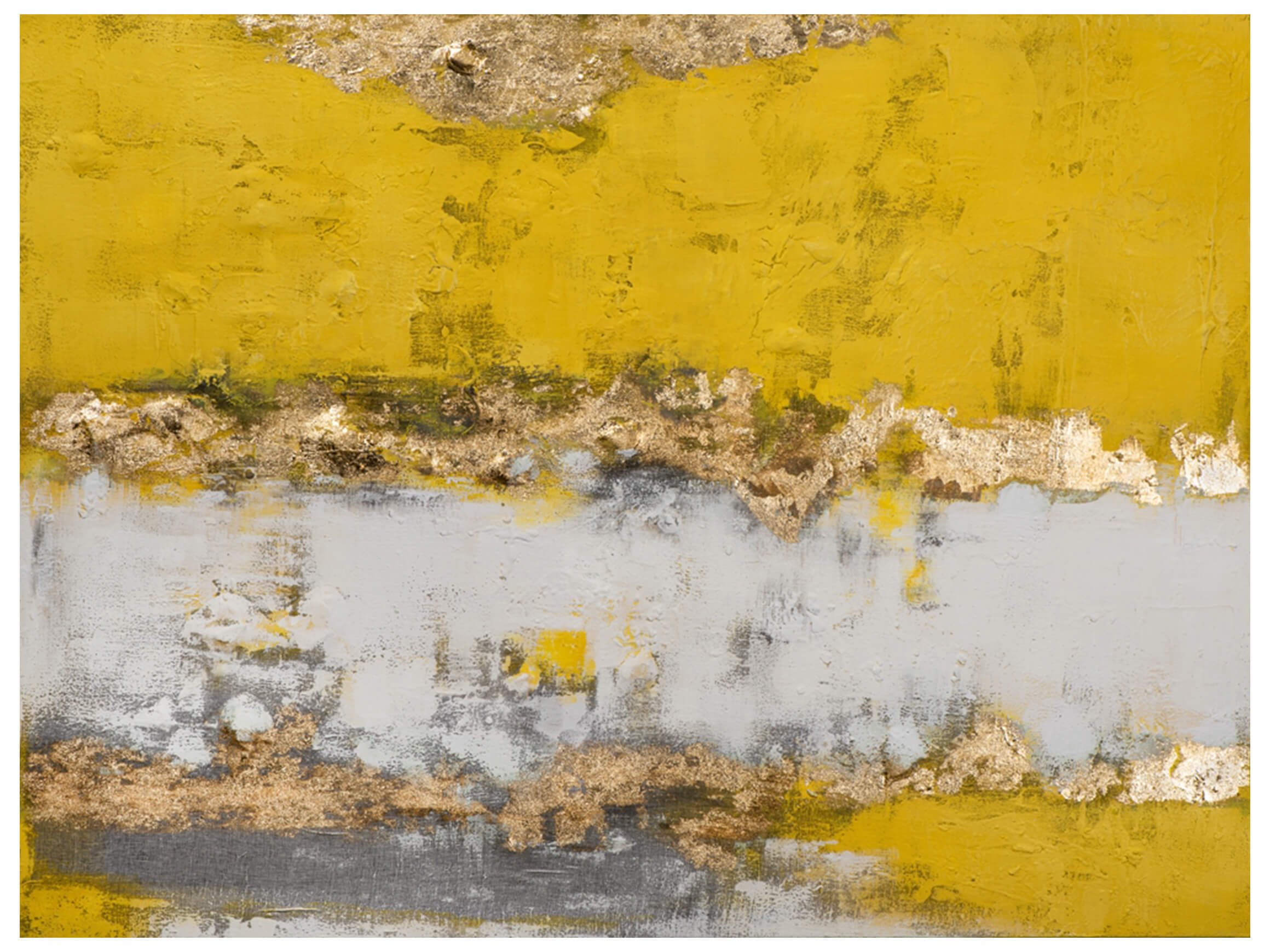 image LAND Bild Farbkomposition in Gelb und Grau Grau | Schubiger Möbel