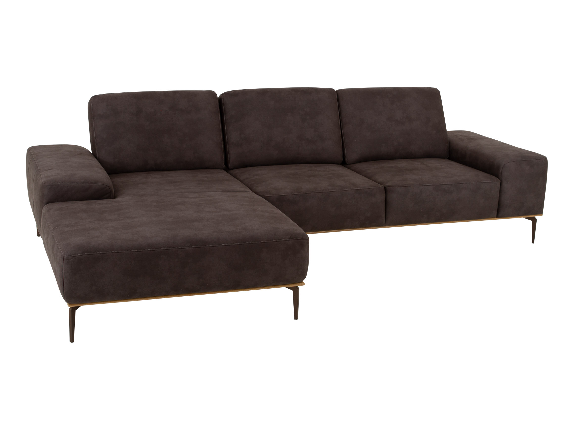 Ecksofa Ramada Schillig Willi / Farbe: Mocca, Material: Stoff